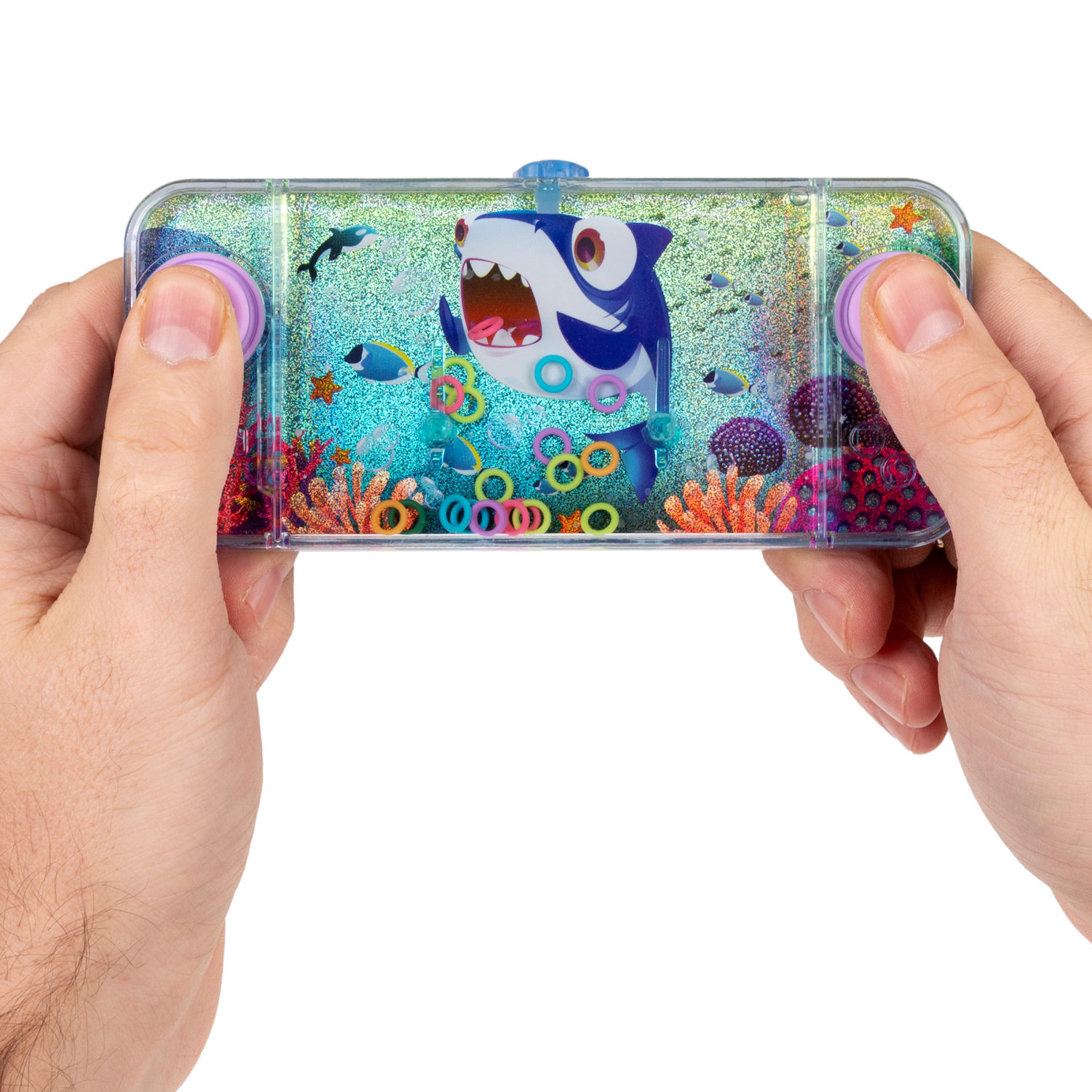 1TOY Игра с водой насади колечки морские обитатели, 3 вида в ассортименте, 15,5*7*2см