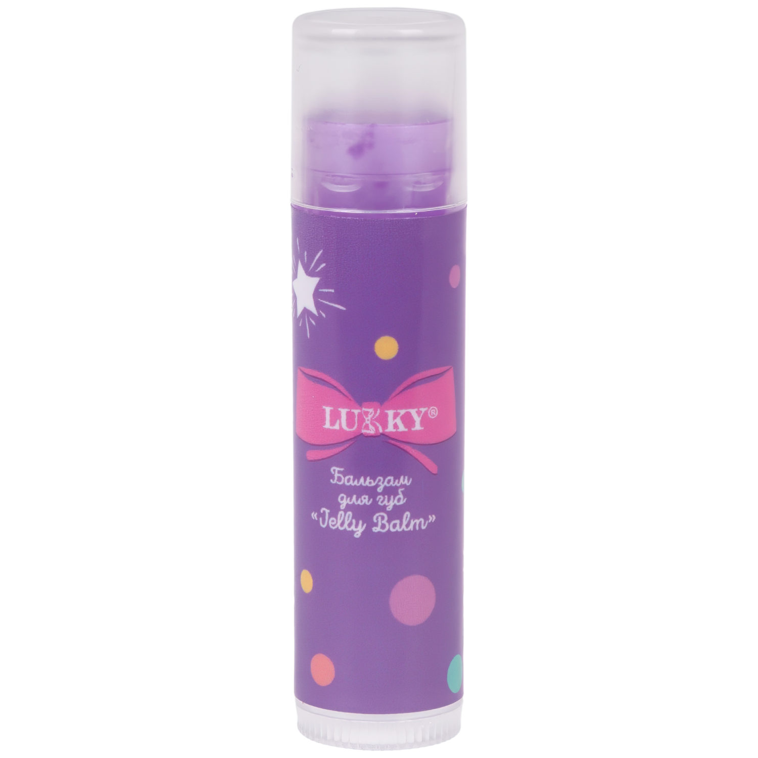Бальзам для губ детский Lukky Jelly Balm, черничный десерт, 3,4 г