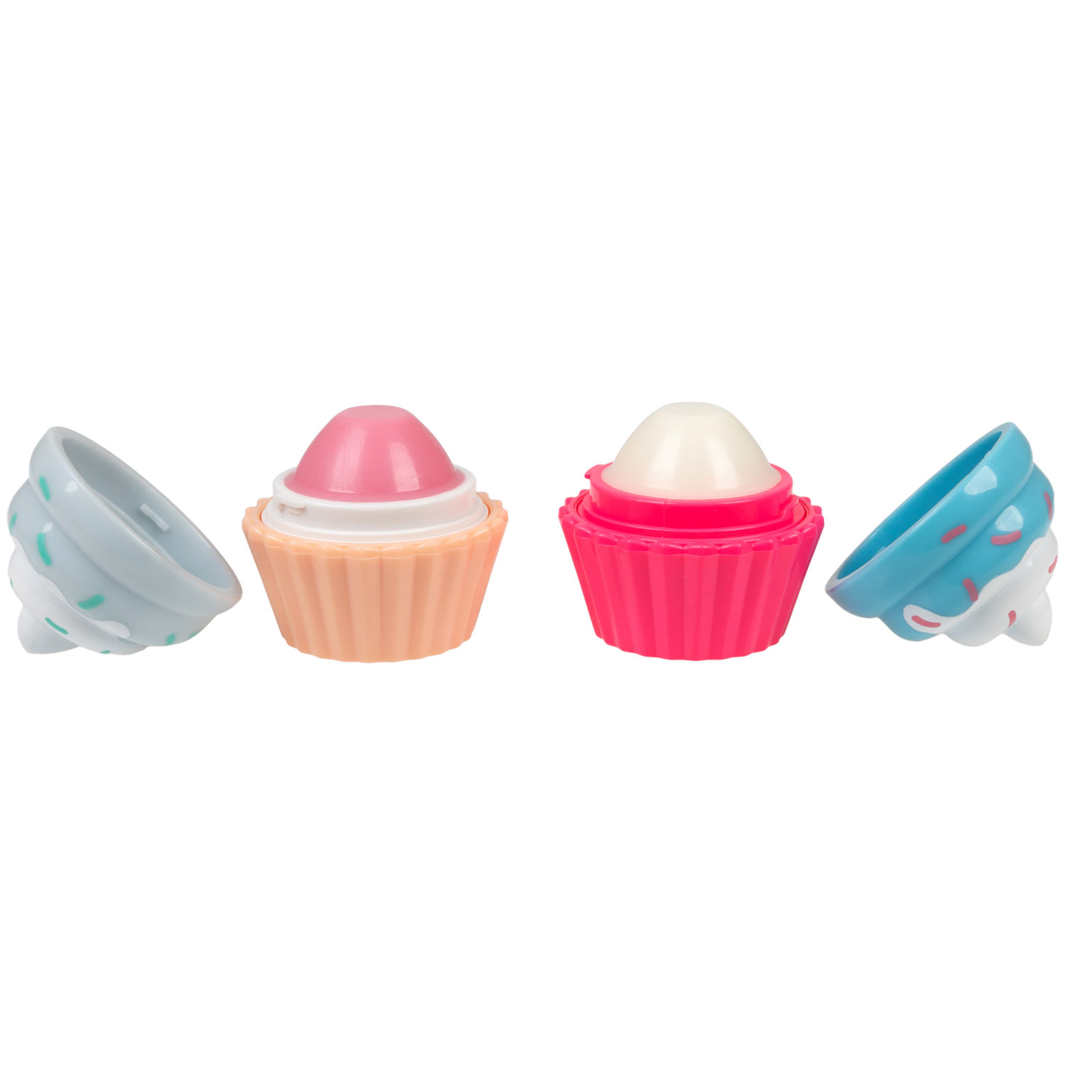 Lukky Angel Бьюти-Дизайн наб."Капкейк": бальзам д.губ, лак д.ногтей, резинка д.волос с брелоком, стразы, пилочка д.ногтей, наклейки д. ногтей