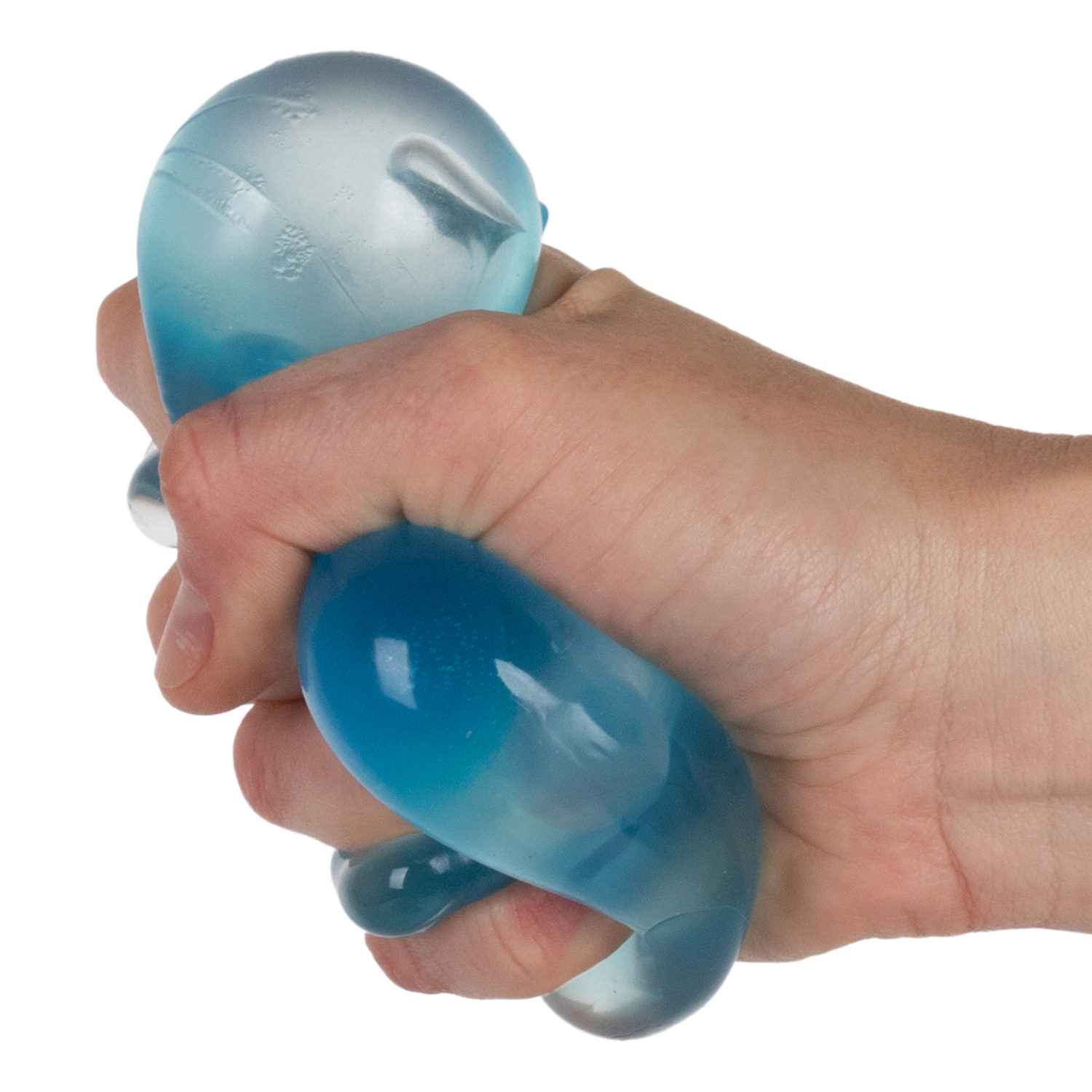 Антистресс-игрушка для рук 1TOY Крутой замес Супергель котик 4 цвета в ассортименте, 6*7,7 см