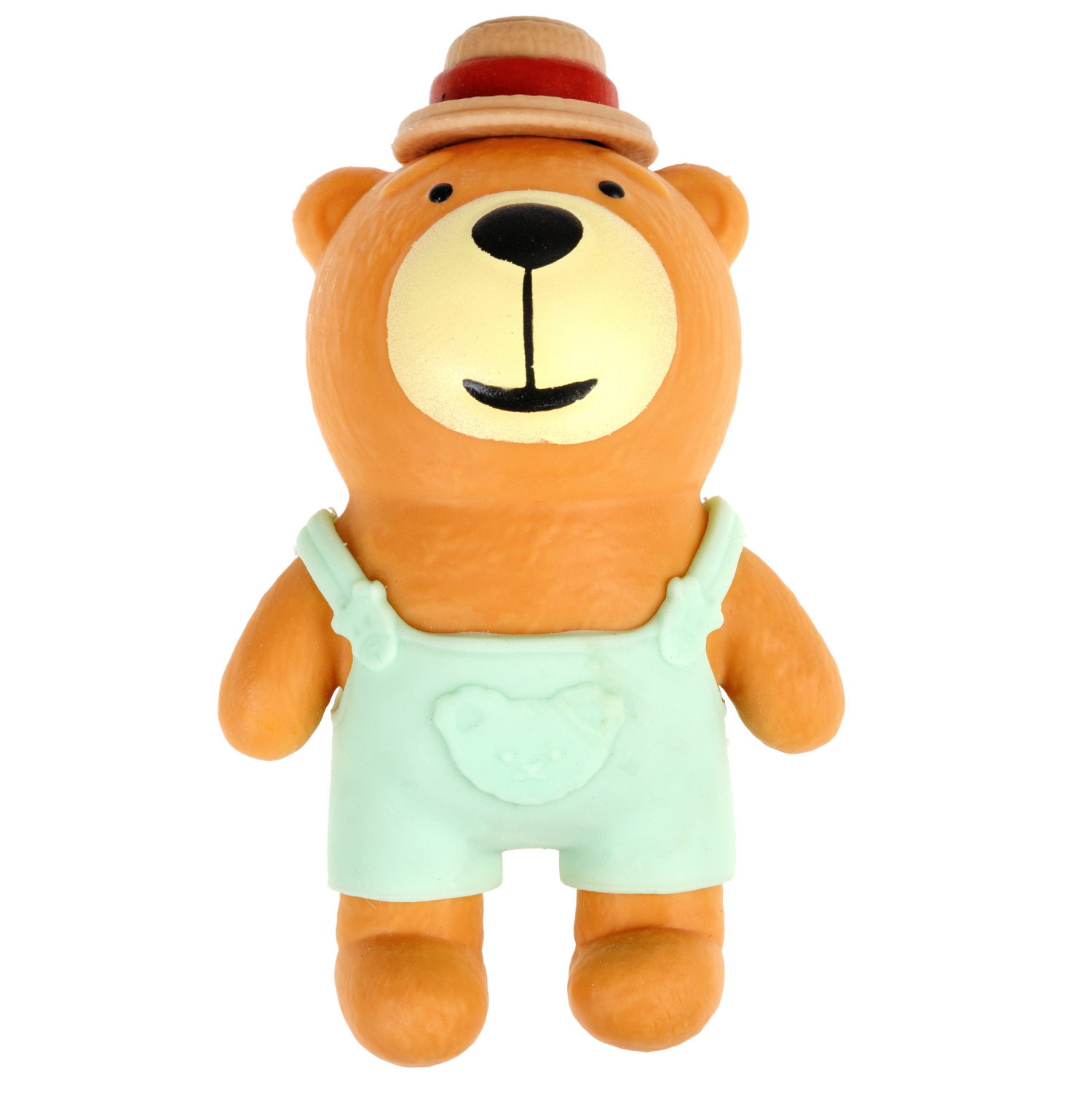 Антистресс-игрушка 1TOY Крутой замес медведь в костюме, 15х11 см