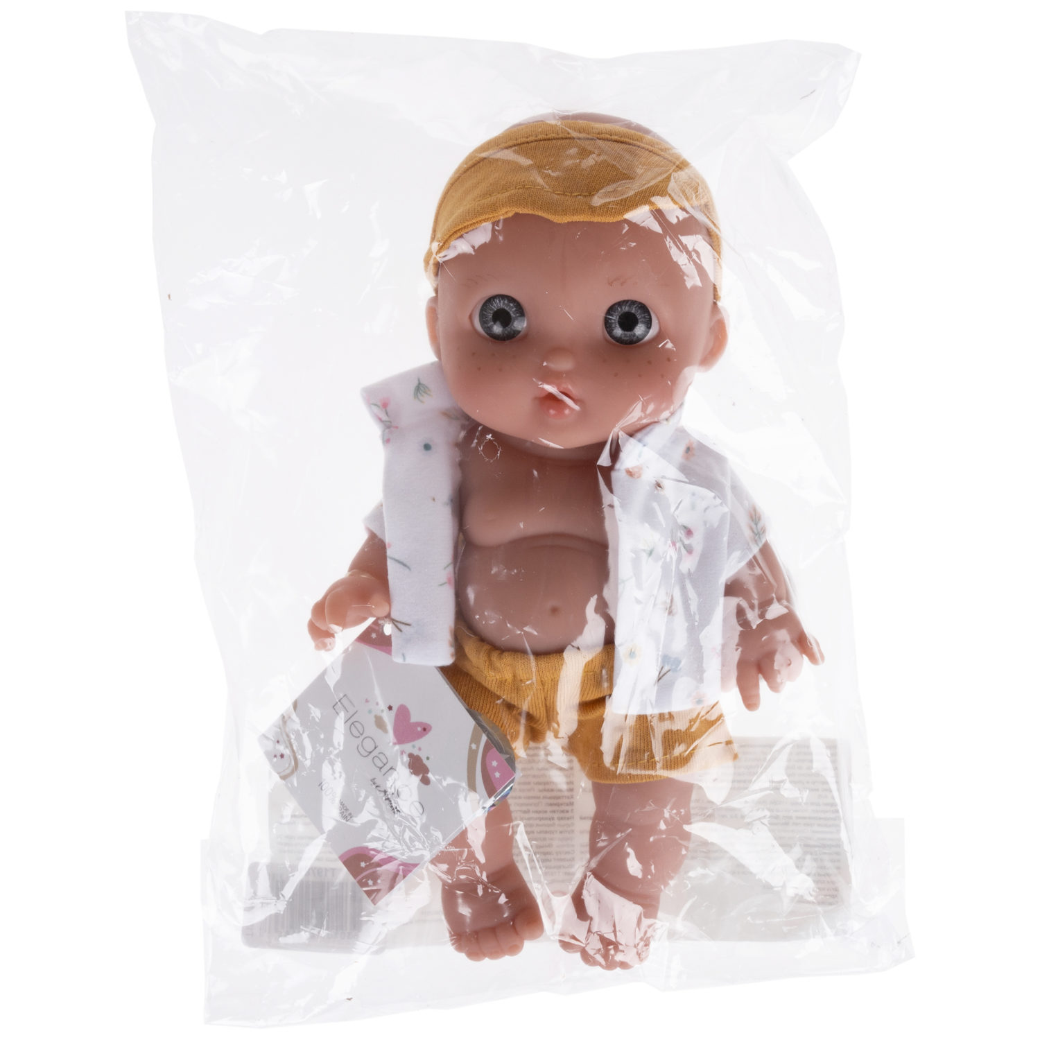 Испанская кукла для девочки reborn Arias пупс мальчик, виниловый, силиконовый, 17 см