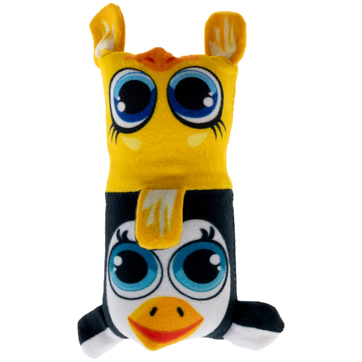 Скользун Вывернушка 2 в 1 1TOY плюшевая, игрушка-антистресс для рук