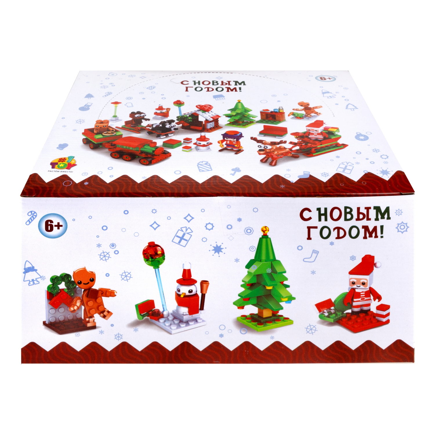 1Toy конструктор Blockformers "Новый год", 12 видов в ассортименте