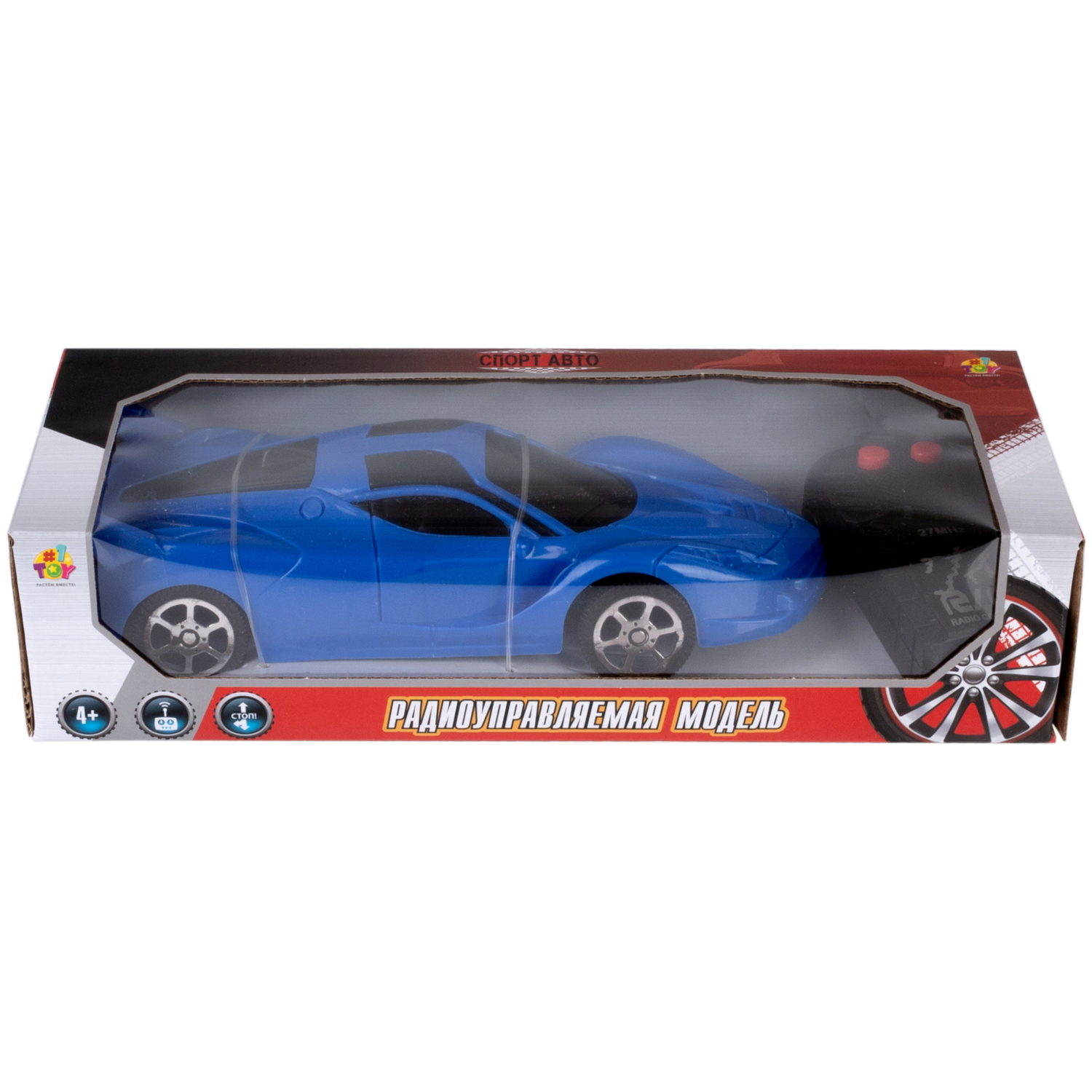 Машинка на пульте управления 1TOY Спортавто