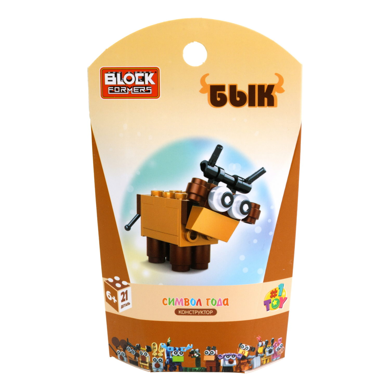 1TOY конструктор Blockformers "Символ года", 12 видов в ассортименте