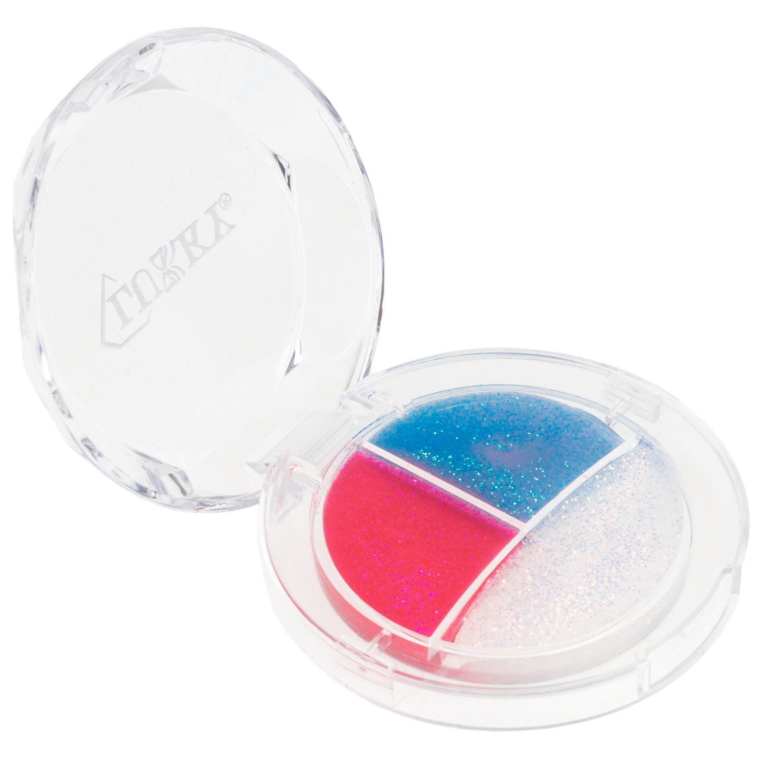 Гель-тени для век с блёстками Lukky Diamond Color Pastel, 3 цвета, 3,6 г