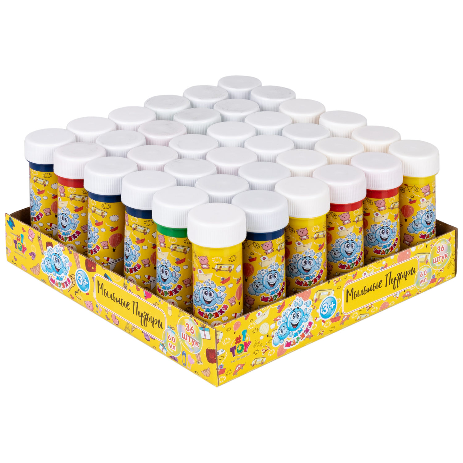 Мыльные пузыри 1TOY Мы-шарики!, 60 мл