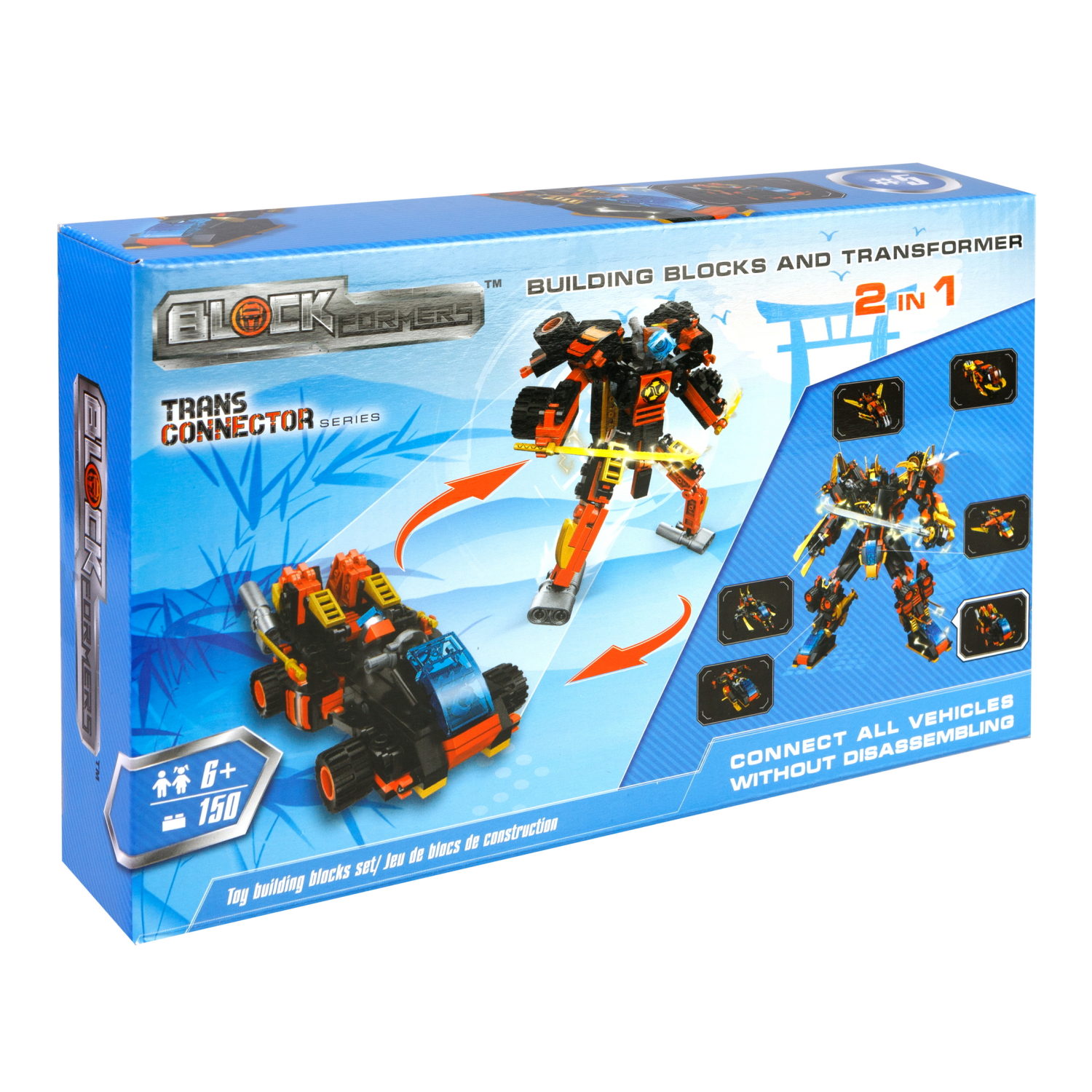 Конструктор  Трансформер BLOCKFORMERS  "Мегасамурай" Cерия TRANS CONNECTOR, 6 видов на выбор