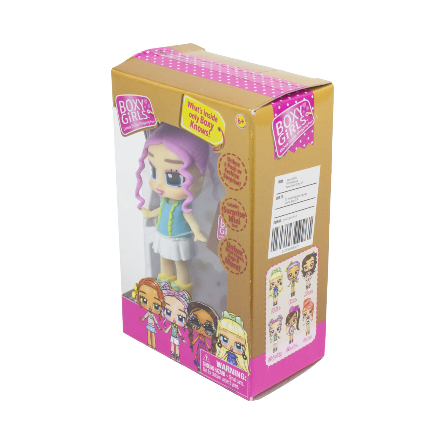 Кукла Boxy Girls MINI 8см с аксессуарами, 6 видов.