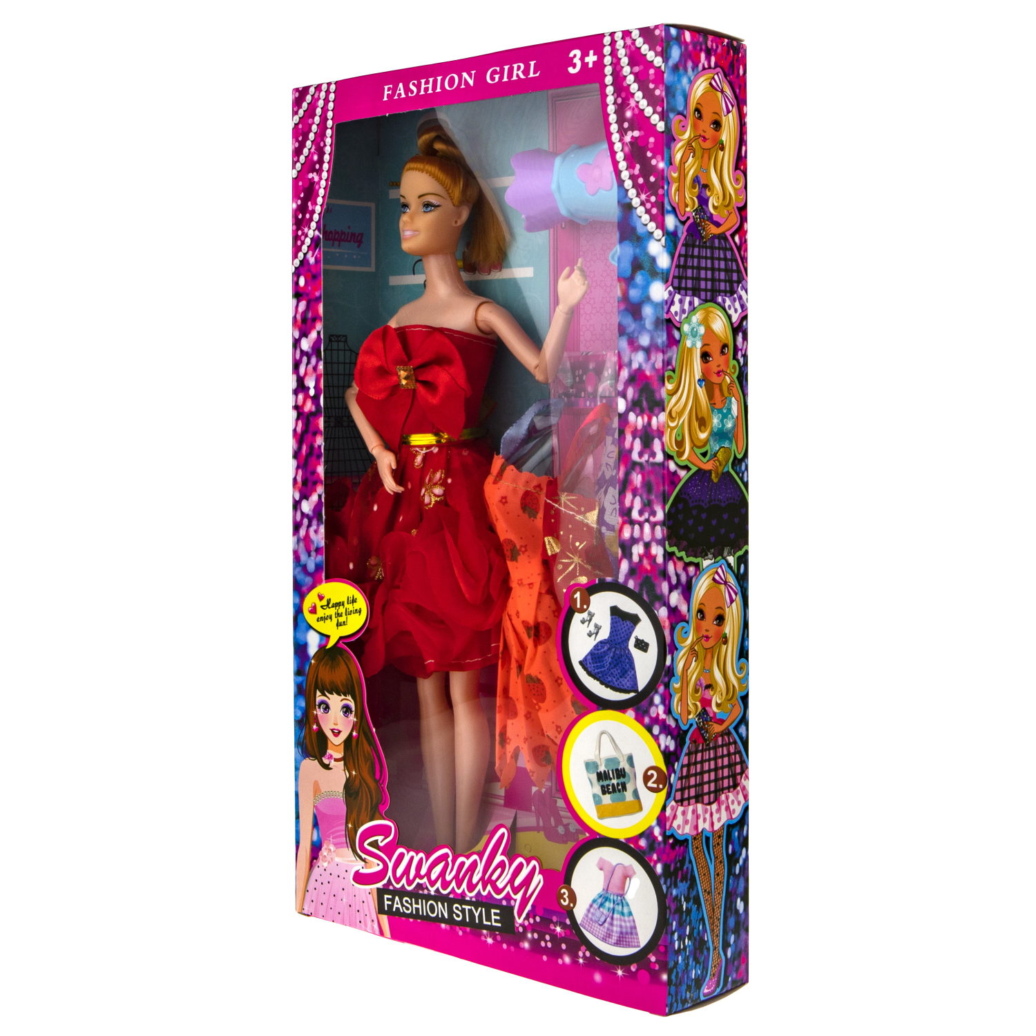 Кукла 29см с аксесс., в кор.18*4,5*32 см