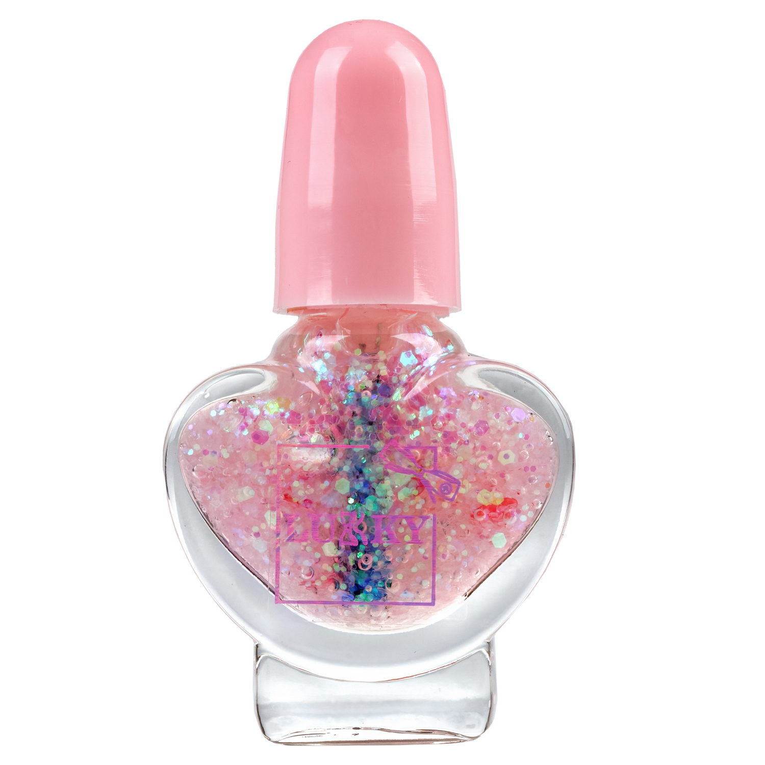 Lukky Beauty Duet набор блеск для губ и лак для ногтей, цвет розовый