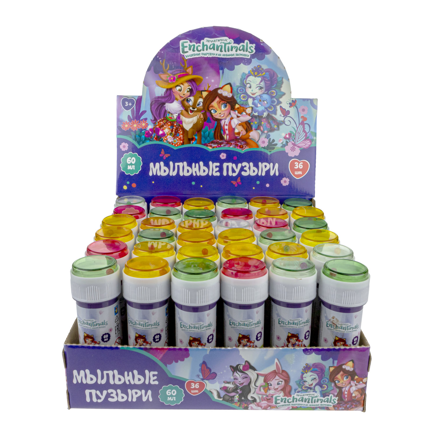 Мыльные пузыри 1TOY Enchantimals 60 мл