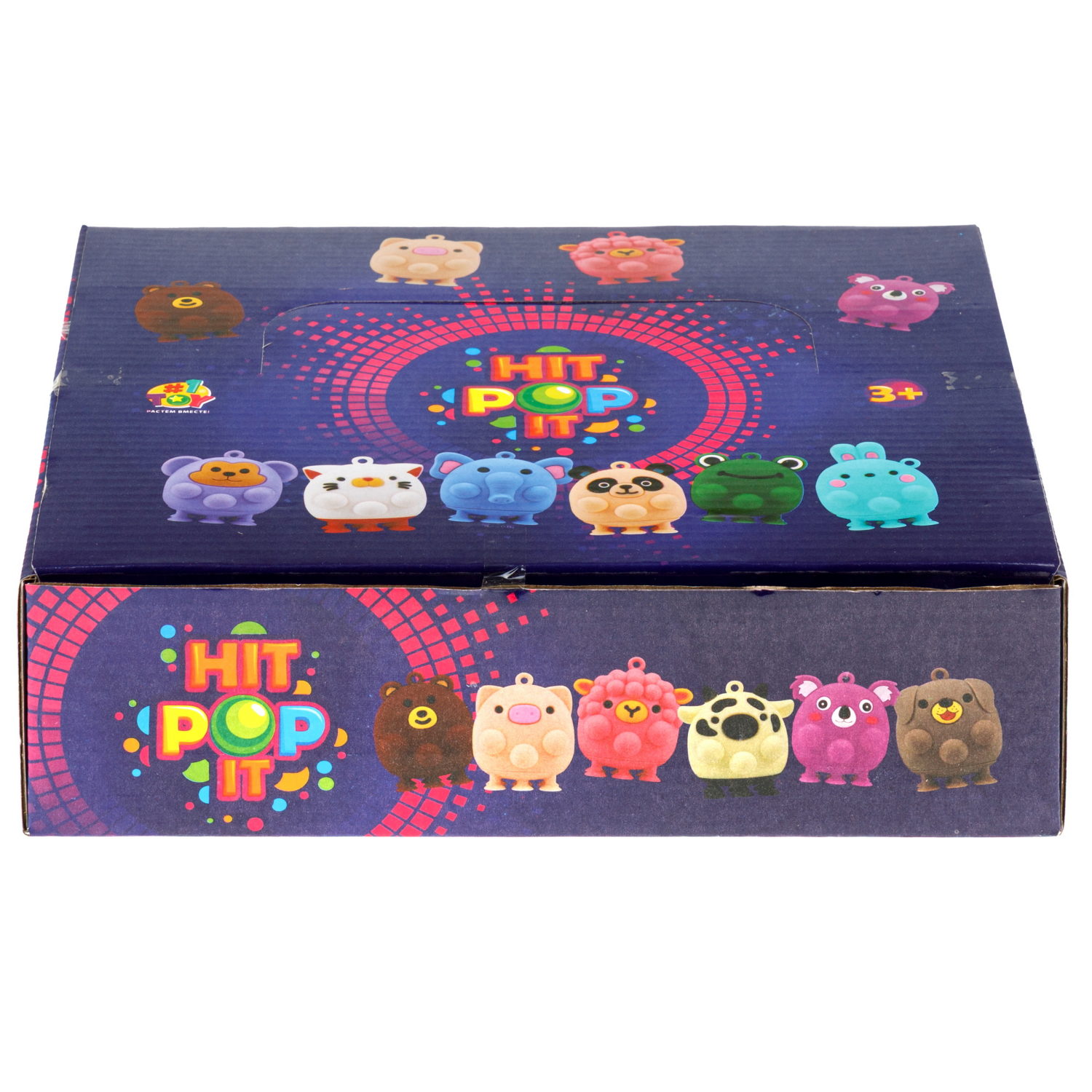 Антистресс-игрушка 1TOY Жмяка Hit Pop It, в ассортименте