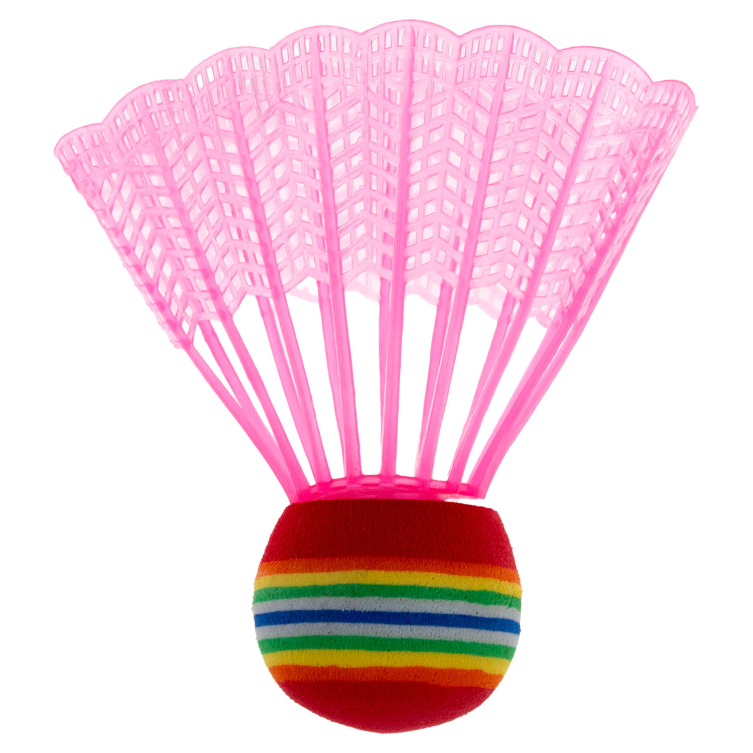 Бадминтон 1TOY 2 ракетки с мягкими ручками, 1 волан, в ассортименте