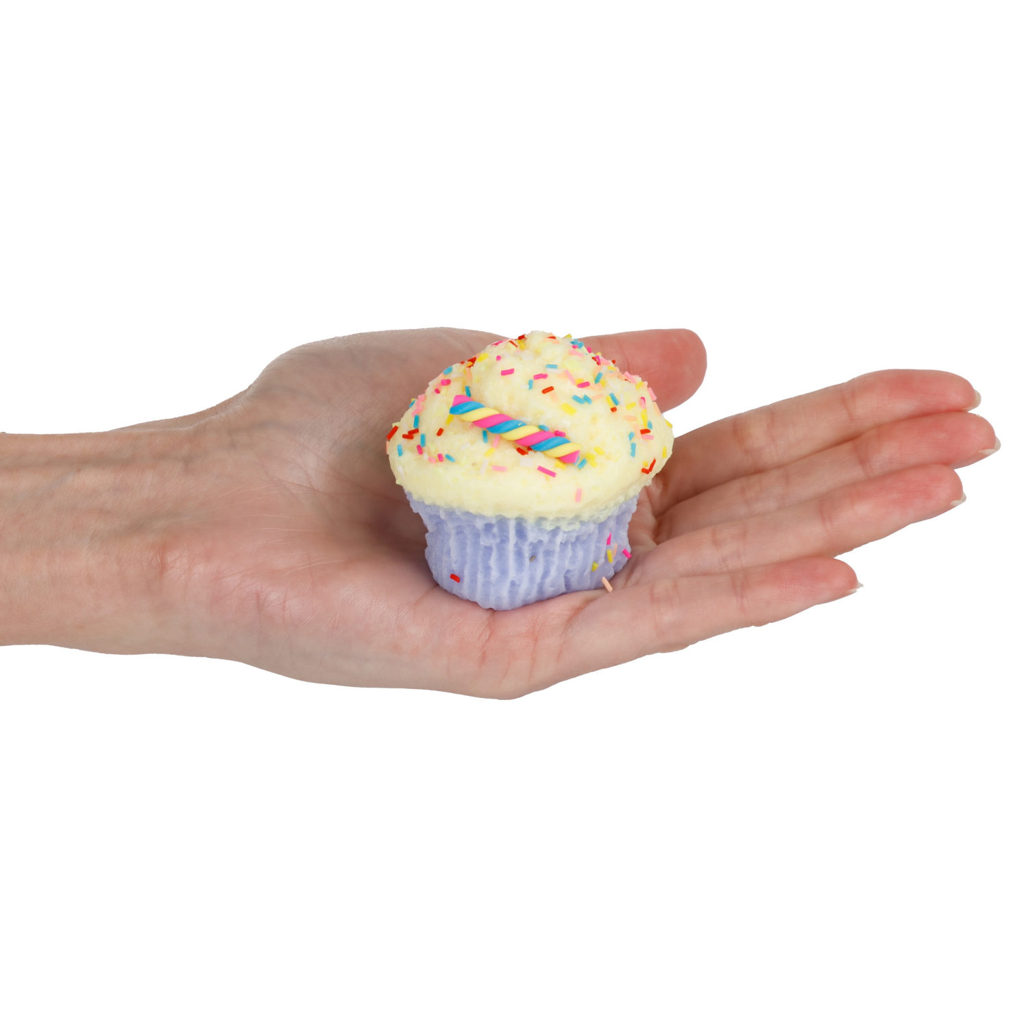 Игрушка-антистресс 1TOY Крутой замес «Няшка-вкусняшка», «Кекс с посыпкой», с колокольчиком, в ассортименте