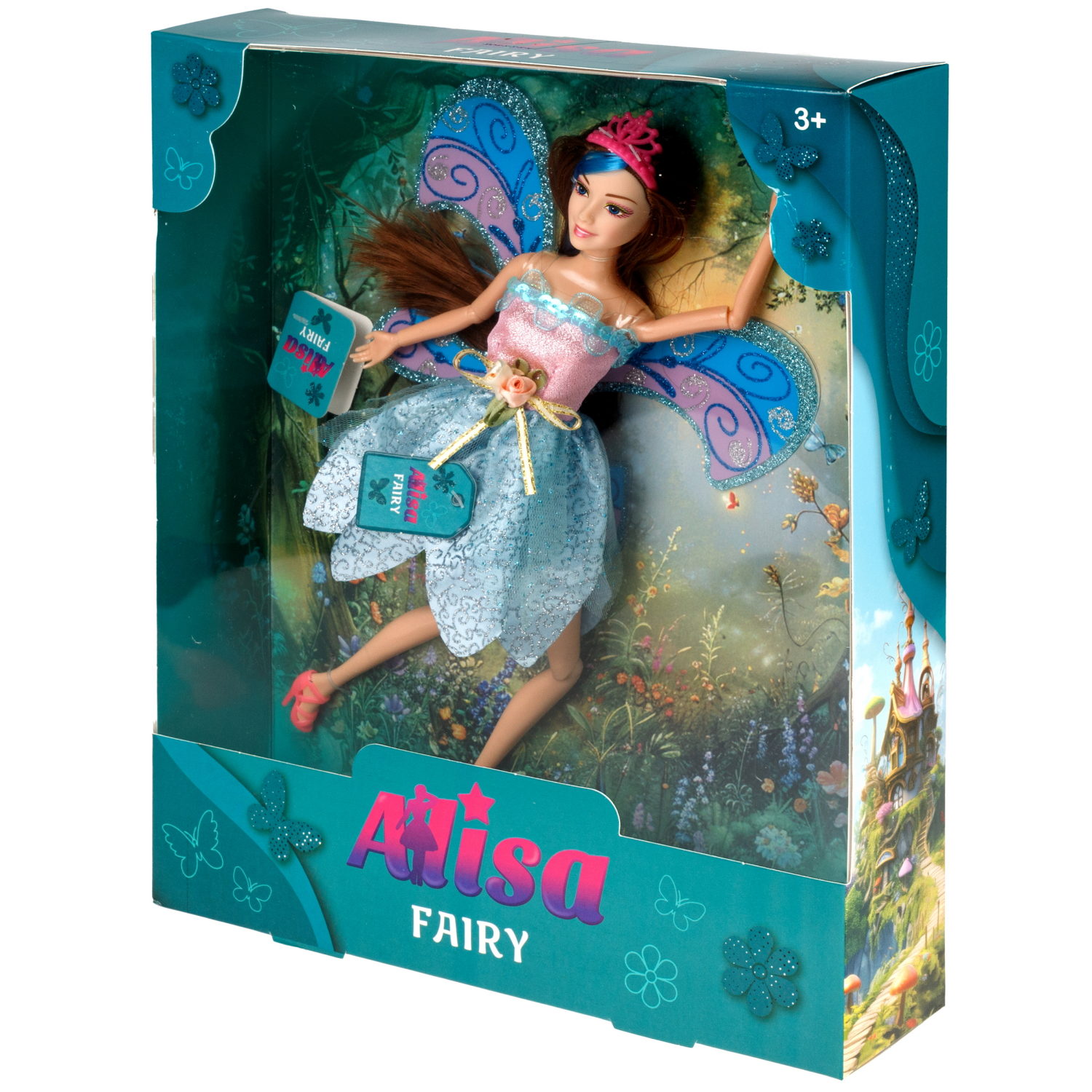 Кукла фея Alisa Fairy с крыльями, аксессурами, 29 см