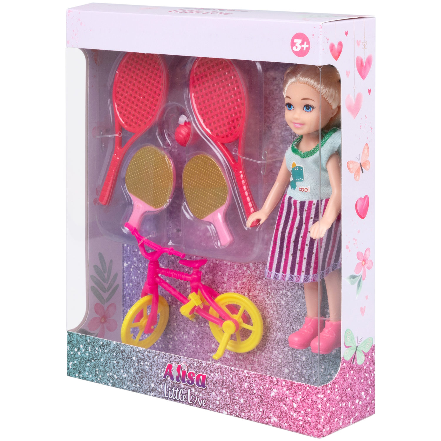 Кукла 1TOY ALISA LITTLE LOVE, 14,4 см, игровой набор