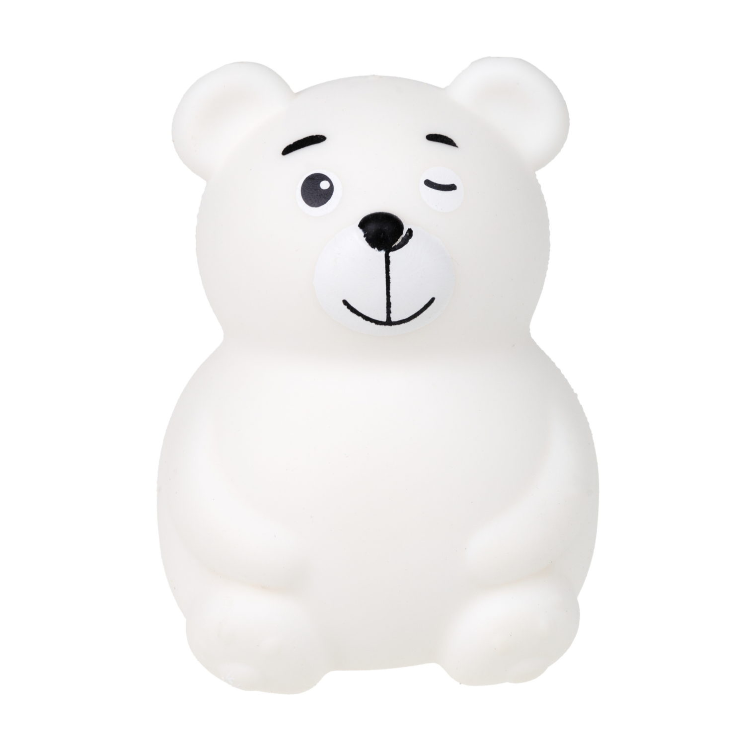 1toy Крутой замес, милый мишка подмигивает 2 цв. в асс, 9*6,5*5,5см, в кор., 12 шт.в дб.