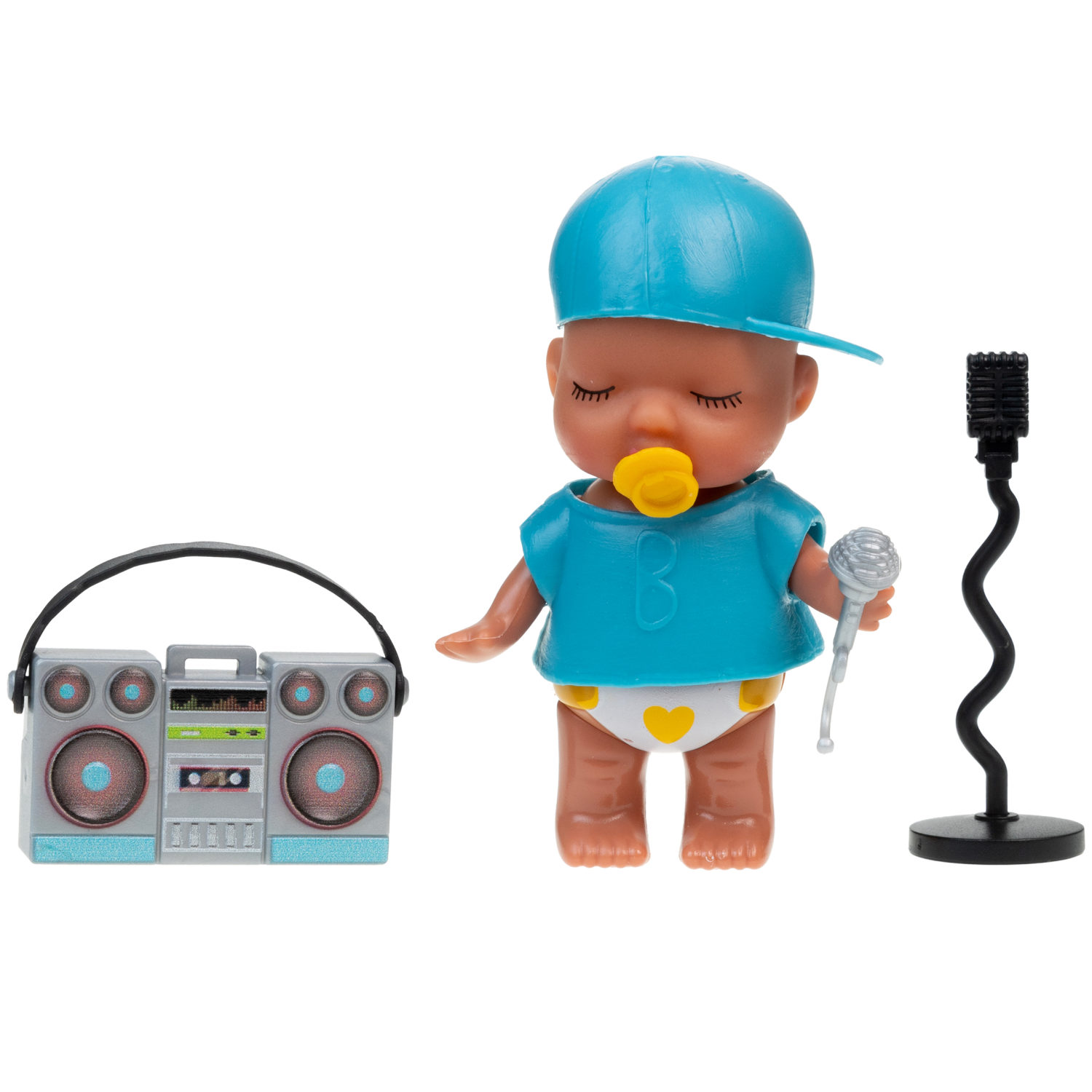 1TOY LUCKY BOX Baby rock пупс с аксессуарами, в асс. 6 видов, в кор., 12 шт в дб.