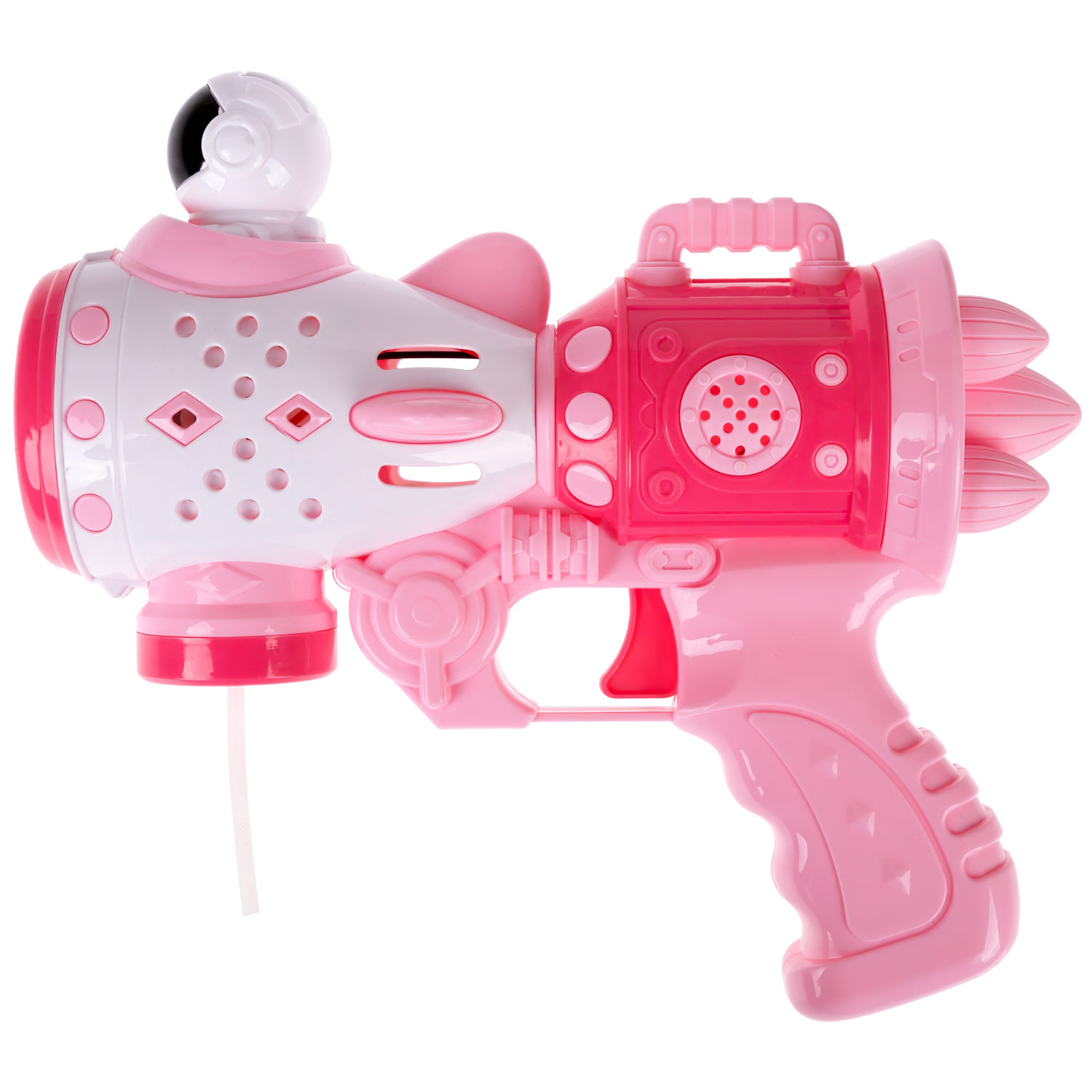 Пистолет для мыльных пузырей 1TOY Мы-шарики! Бластер космический со светом, 50 мл