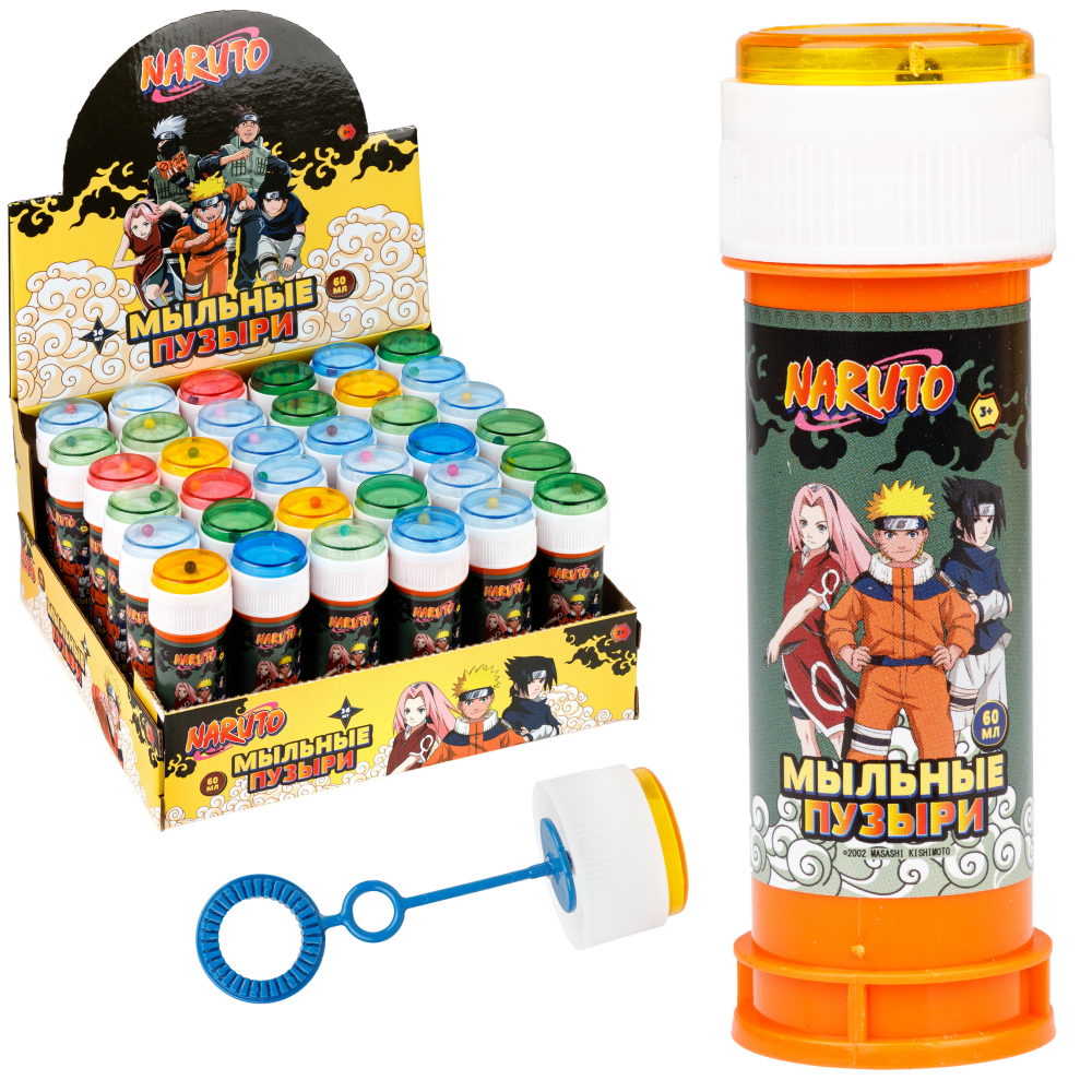 Наруто, мыл. пуз., 60 мл, 36 шт в д/б (23,5*23,5*11,5)