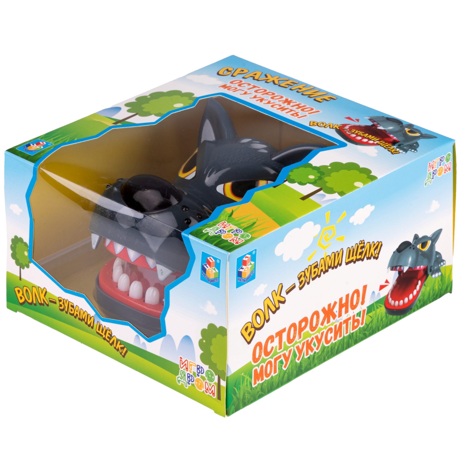 Настольная игра 1TOY ИГРОДРОМ "Волк - зубами щёлк!"