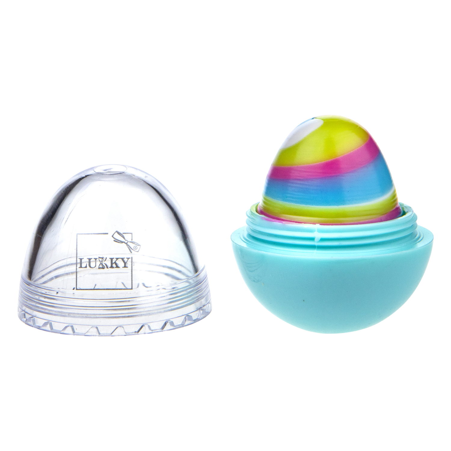 Бальзам для губ - яйцо LUKKY, увлажняющий, питательный, Ванильное облако, 10 г.