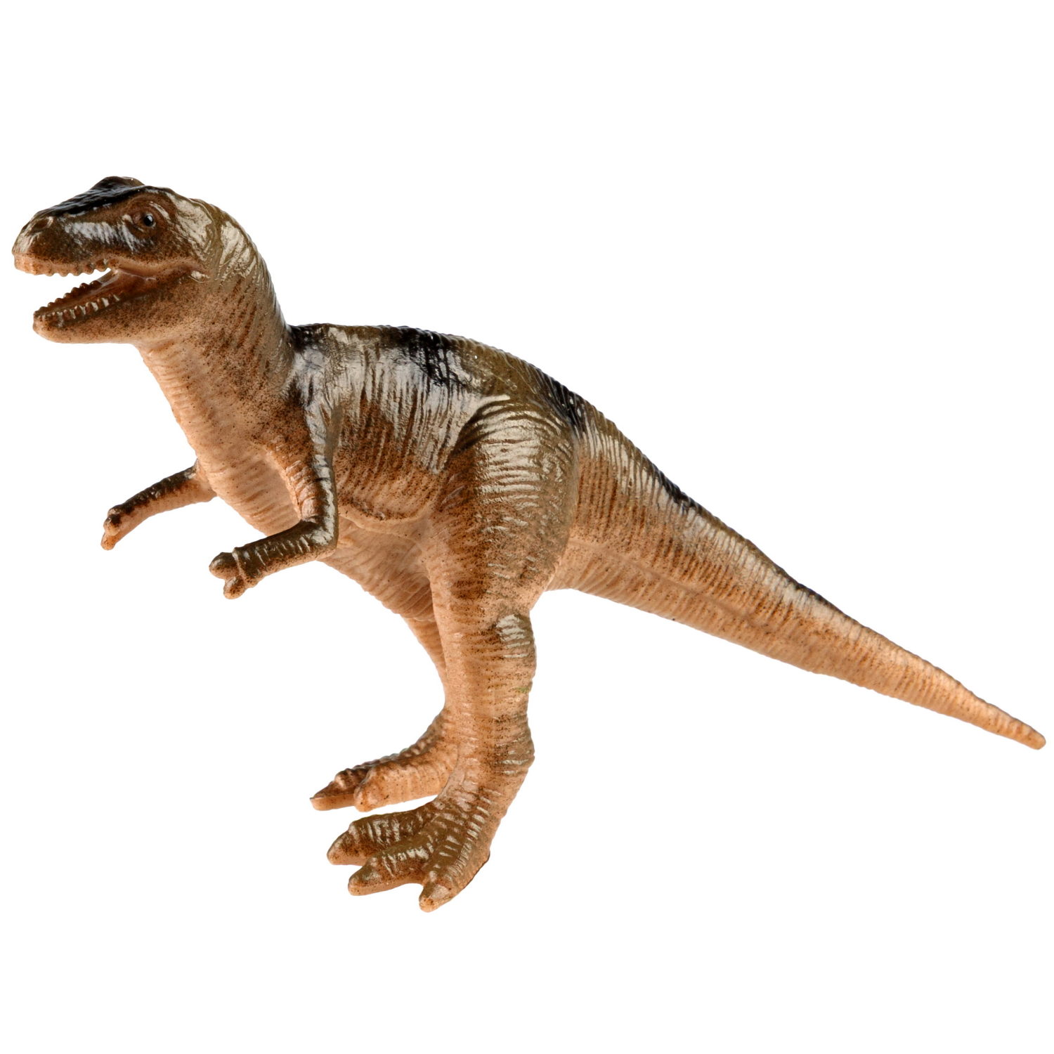 Игровой набор 1TOY "В мире животных", фигурки динозавров: тираннозавр рекс, брахиозавр, стегозавр, птеранодон, трицератопс, велоцираптор, 6 шт., 10 см