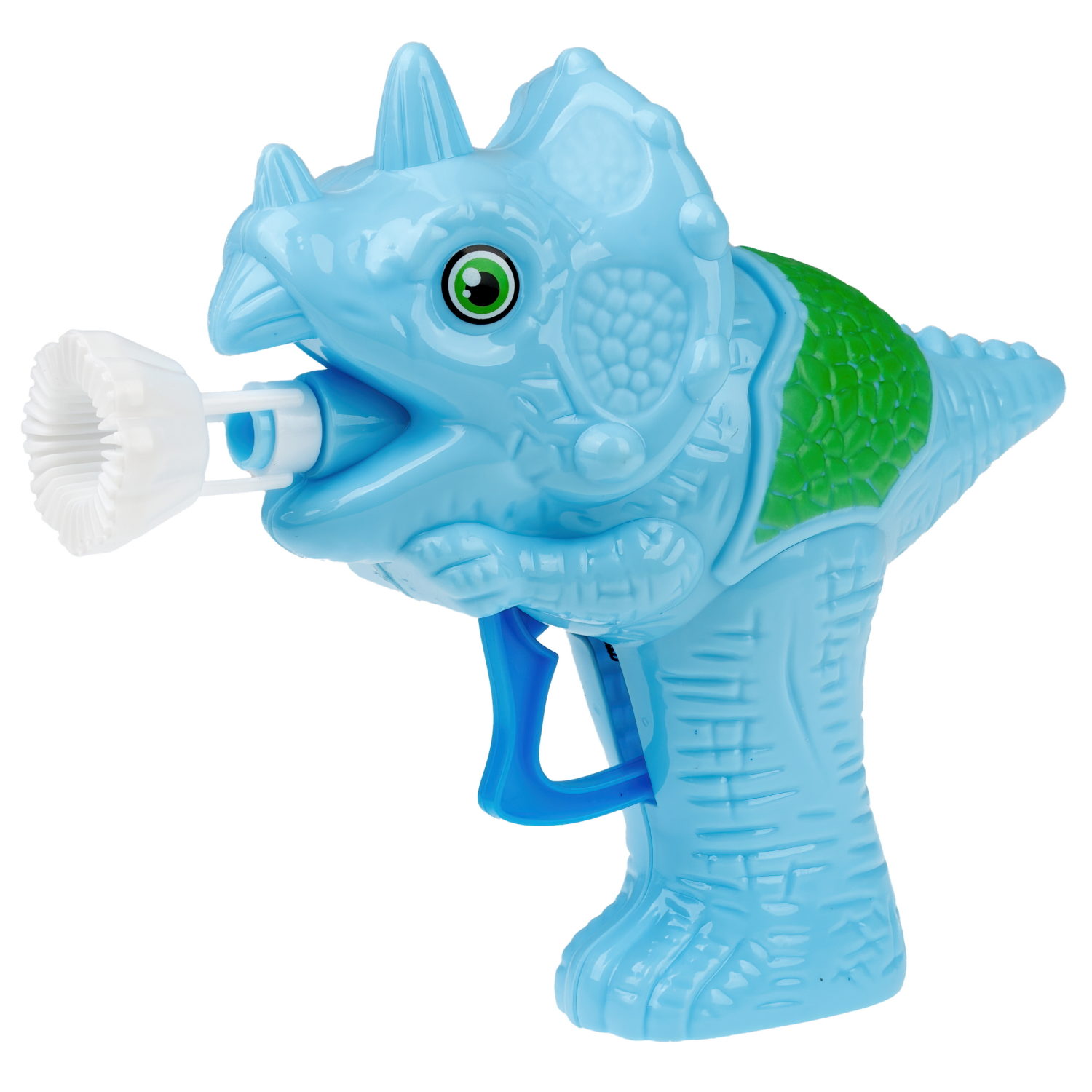 Пистолет для пускания мыльных пузырей 1TOY Мы-шарики! в виде динозавра, 50 мл
