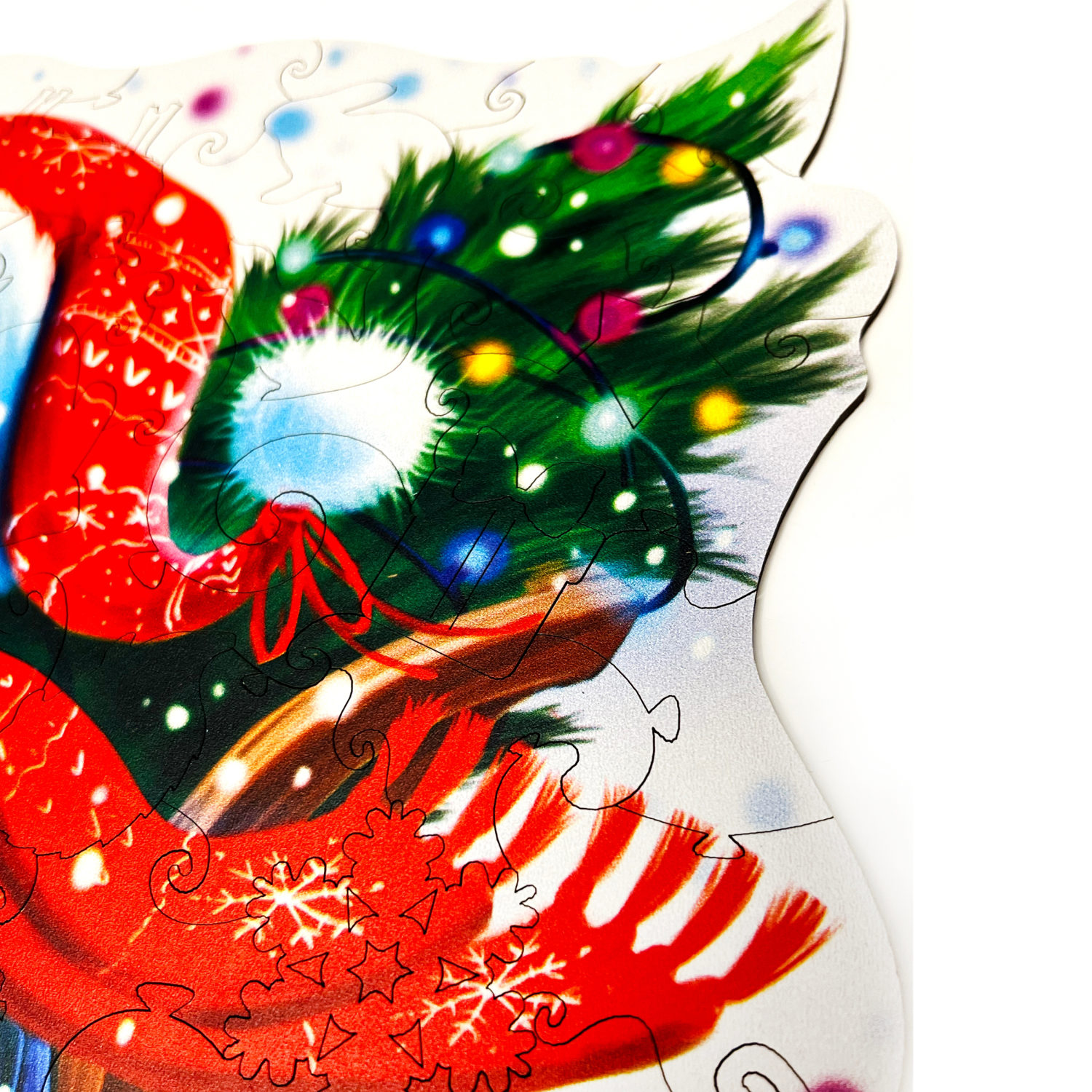 Деревянные пазлы Collection Animation Змея на санках, 70 деталей, 29х26 см, 7+