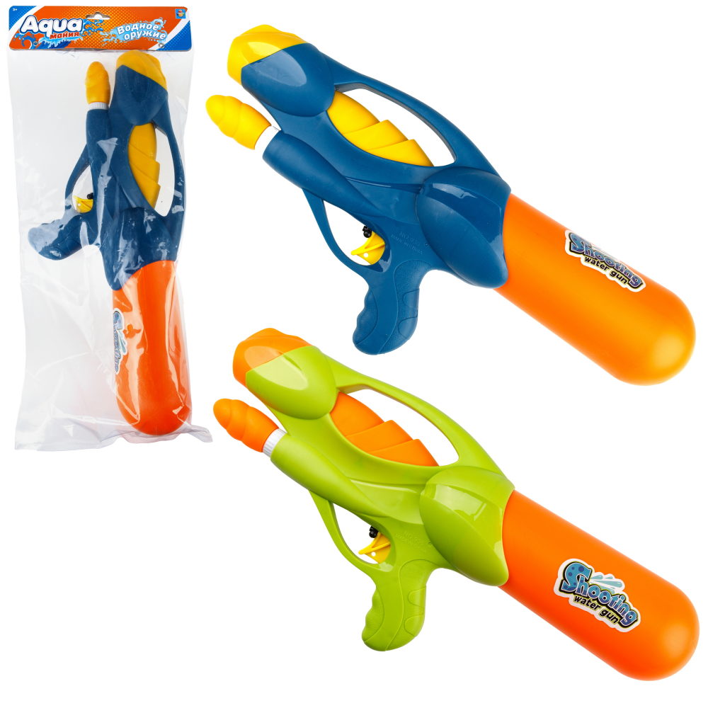 Водный пистолет 1TOY Аквамания, 35,5х14,8х6 см
