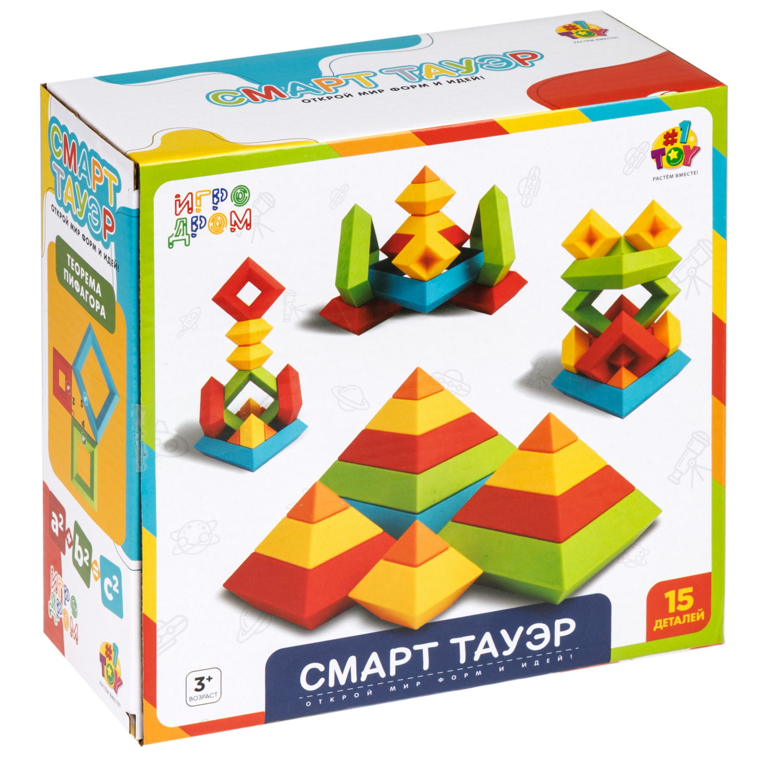 Настольная игра 1TOY Игродром Смарт Тауэр
