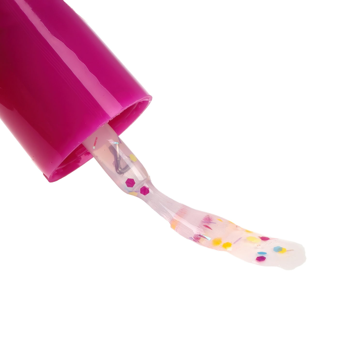 Lukky Fruitty Конфетти,лак для ногтей peel-off сиренево-голубой микс,3,5ml,блистер