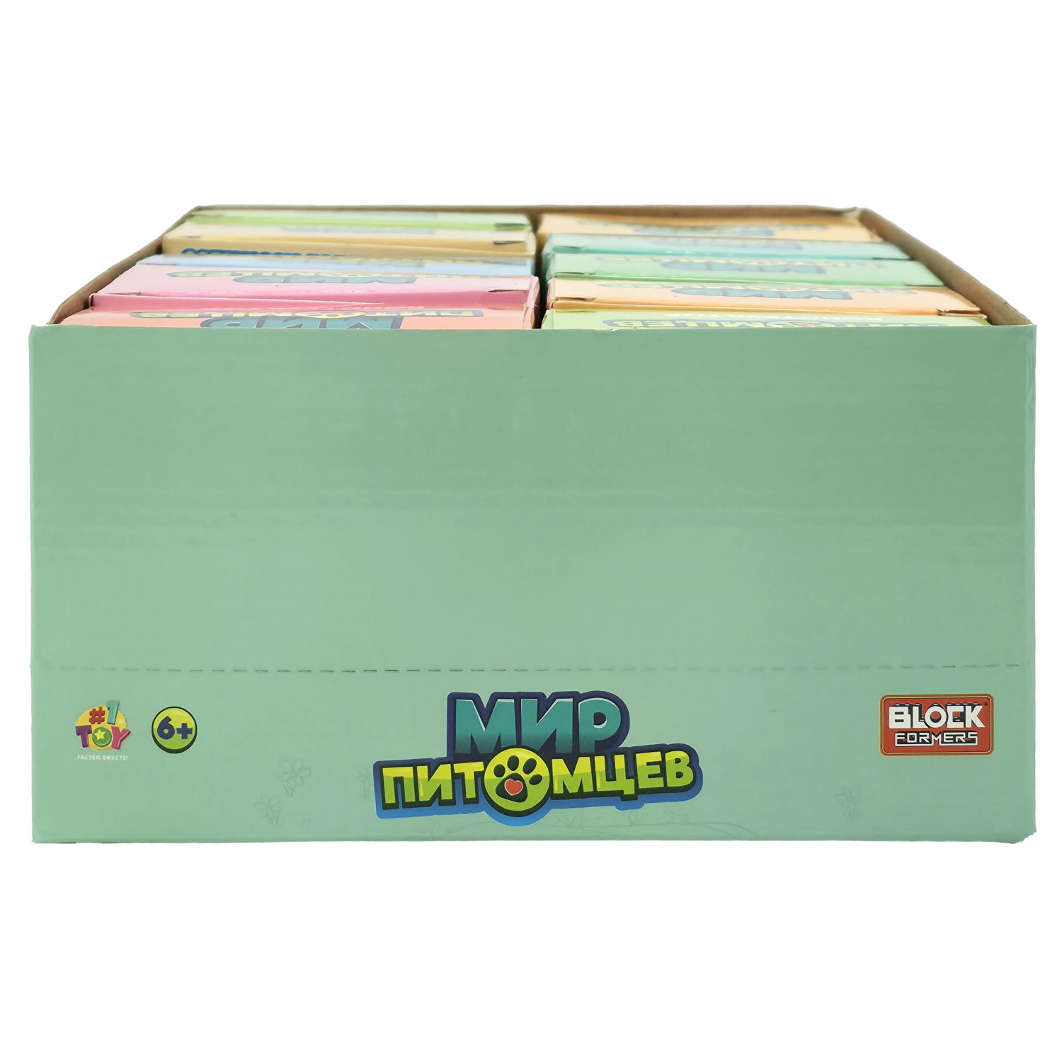 Конструктор 1TOY Blockformers Мир питомцев, 10 видов