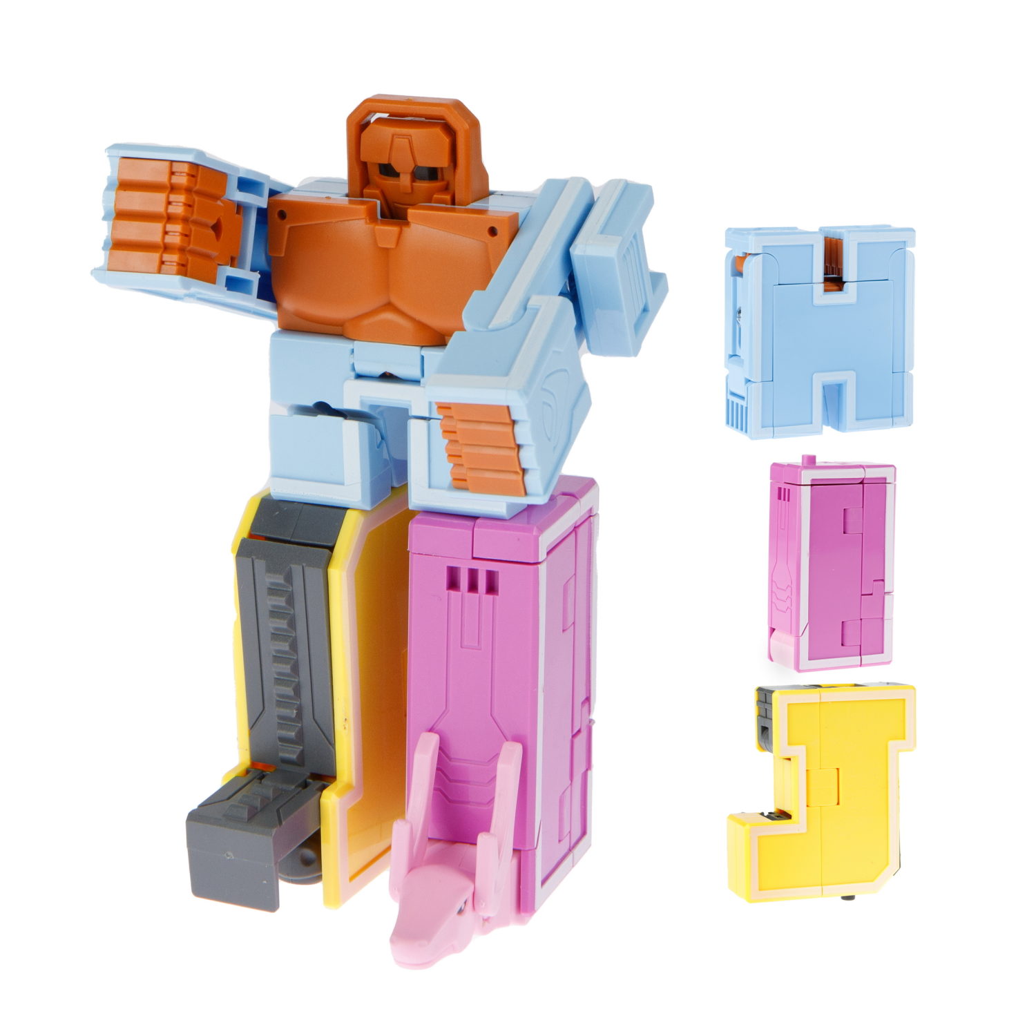 Трансформеры 1TOY, трансботы Lingvo Zoo, роботы, английские буквы от A до Z