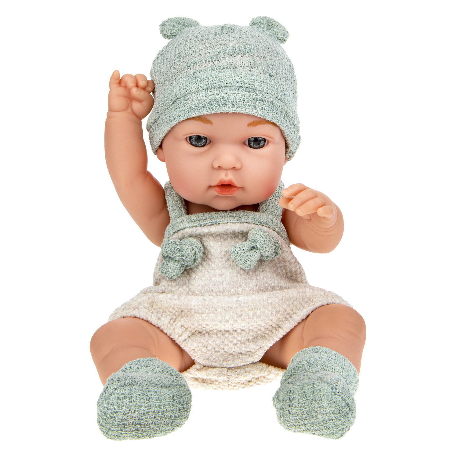 Пупс 1TOY Baby Doll в голубой одежде, 30 см