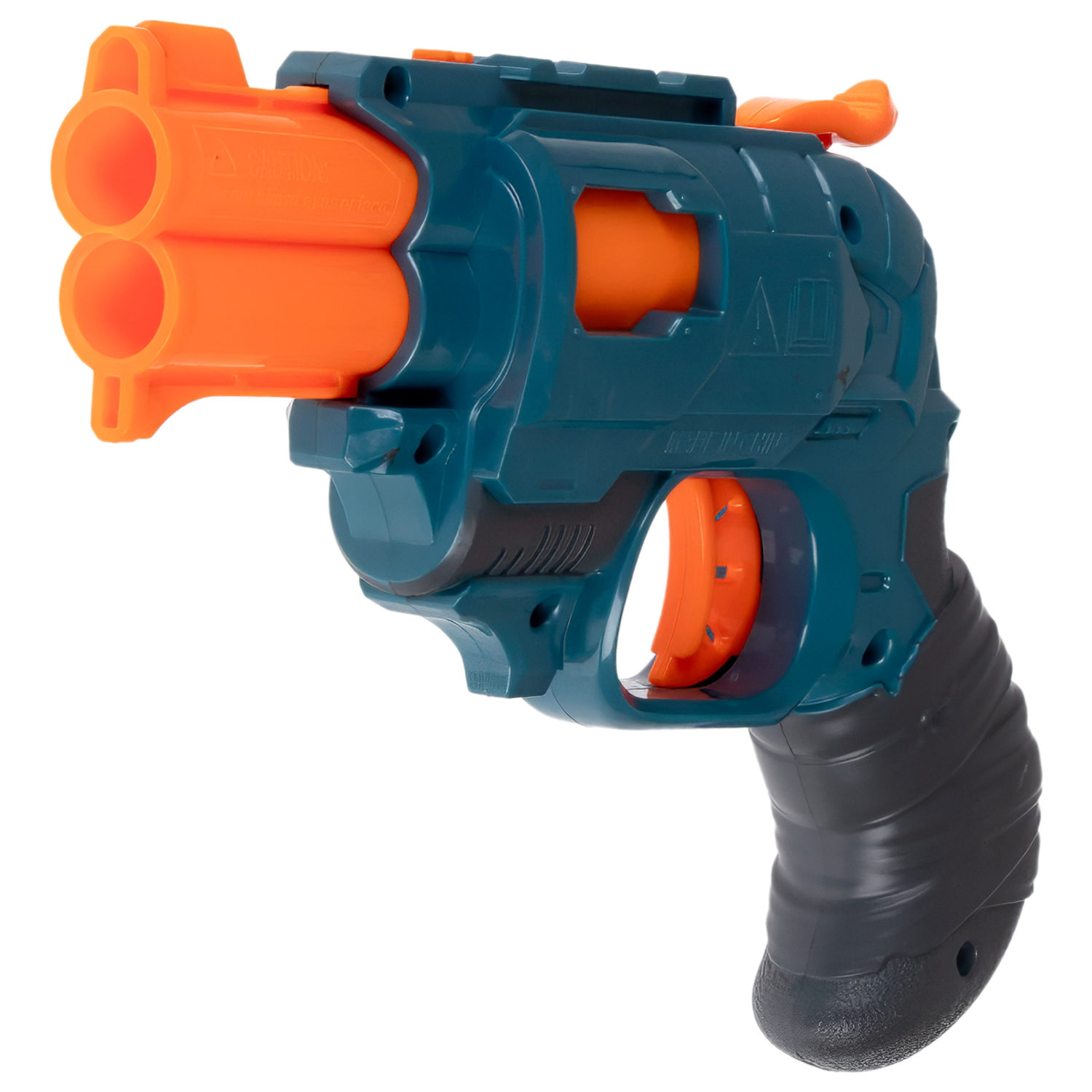 1toy Funmax "M02" бластер механический, 2 ствола, в комплекте 6 EVA снарядов