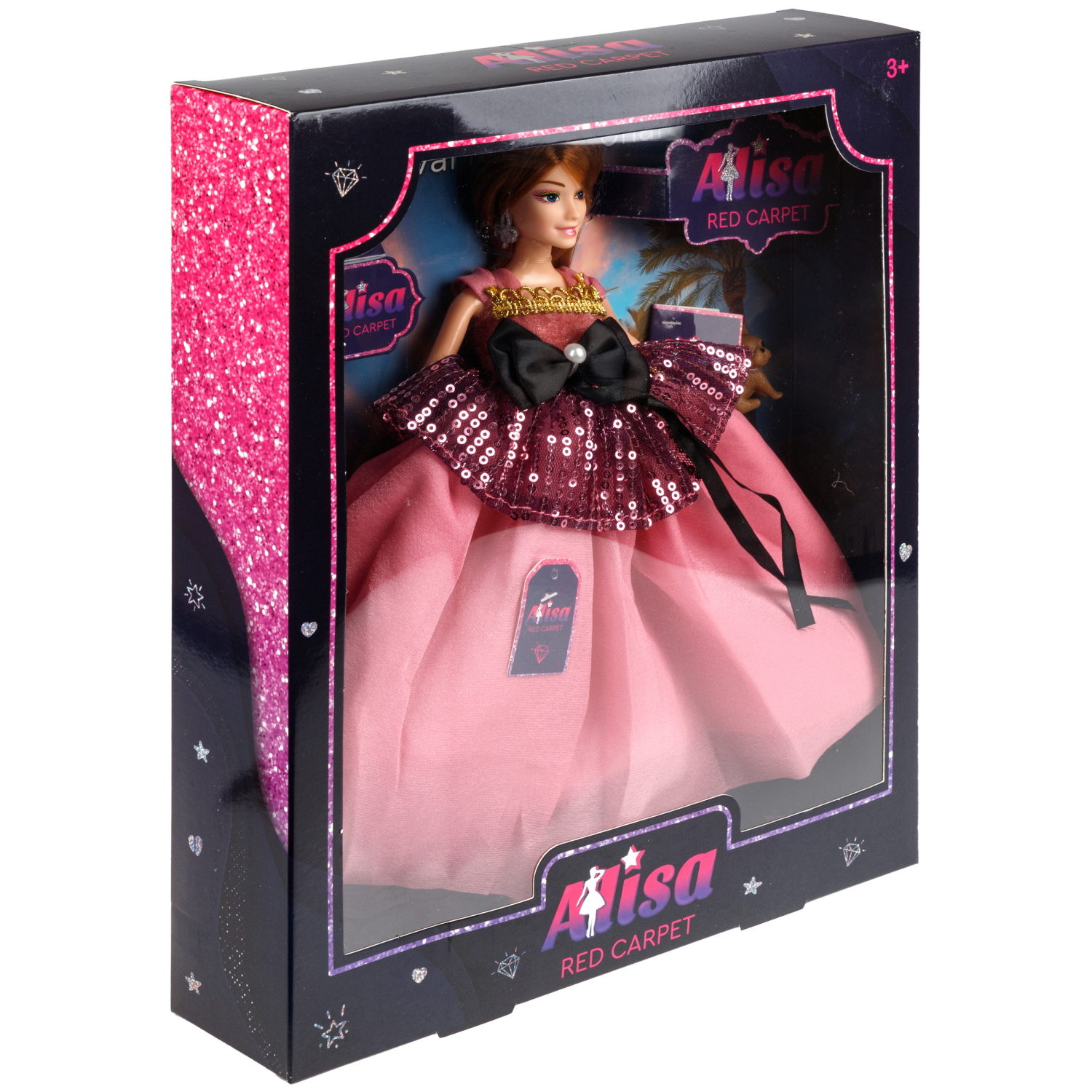Кукла Alisa Red Carpet в пышном розовом платье, с аксессурами, 29 см
