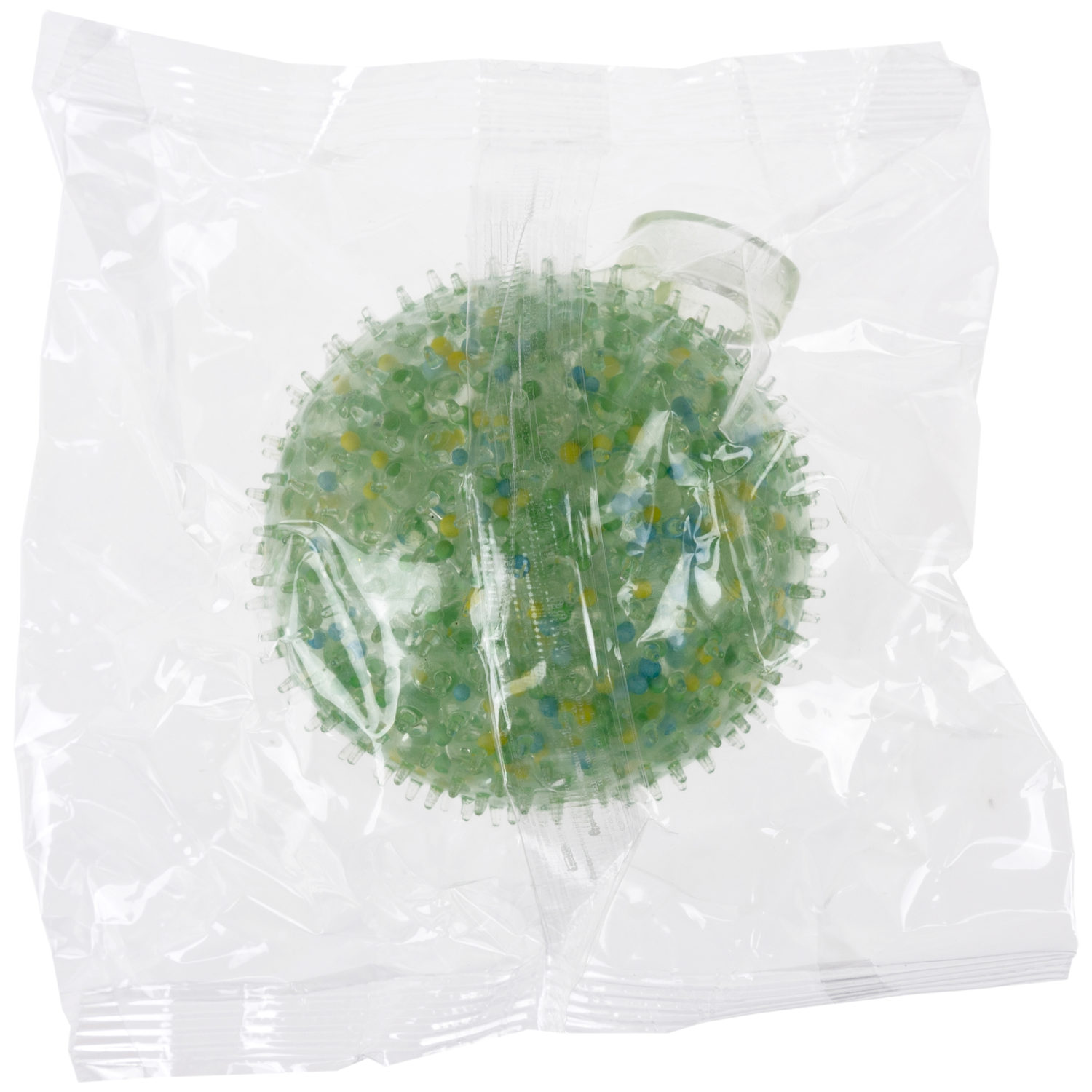 1toy Жмяка-антистресс "Шар" с разноцветными шариками 7 см, 4 вида в асс., 12 шт. в д/б