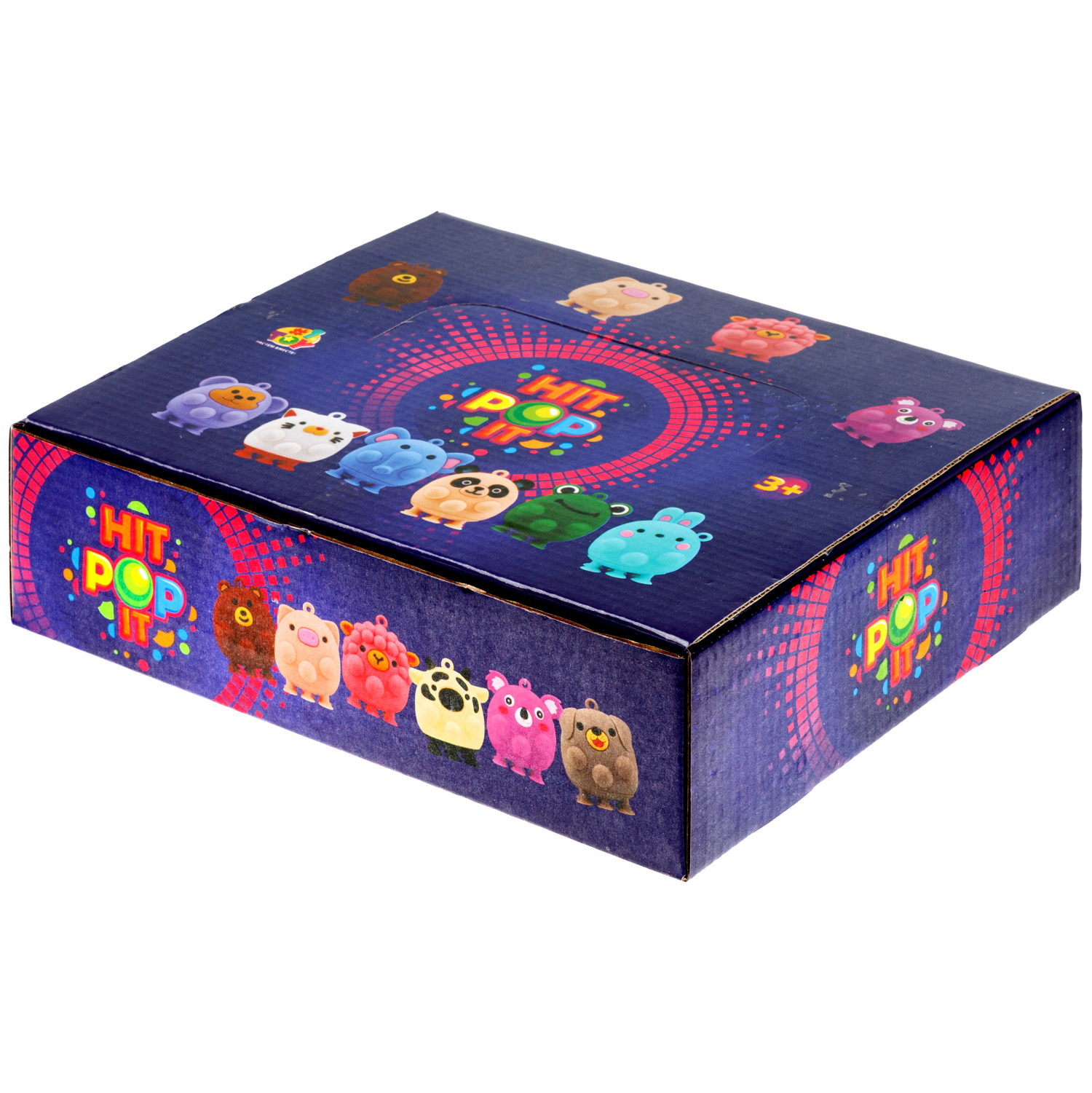 Антистресс-игрушка 1TOY Жмяка Hit Pop It, в ассортименте