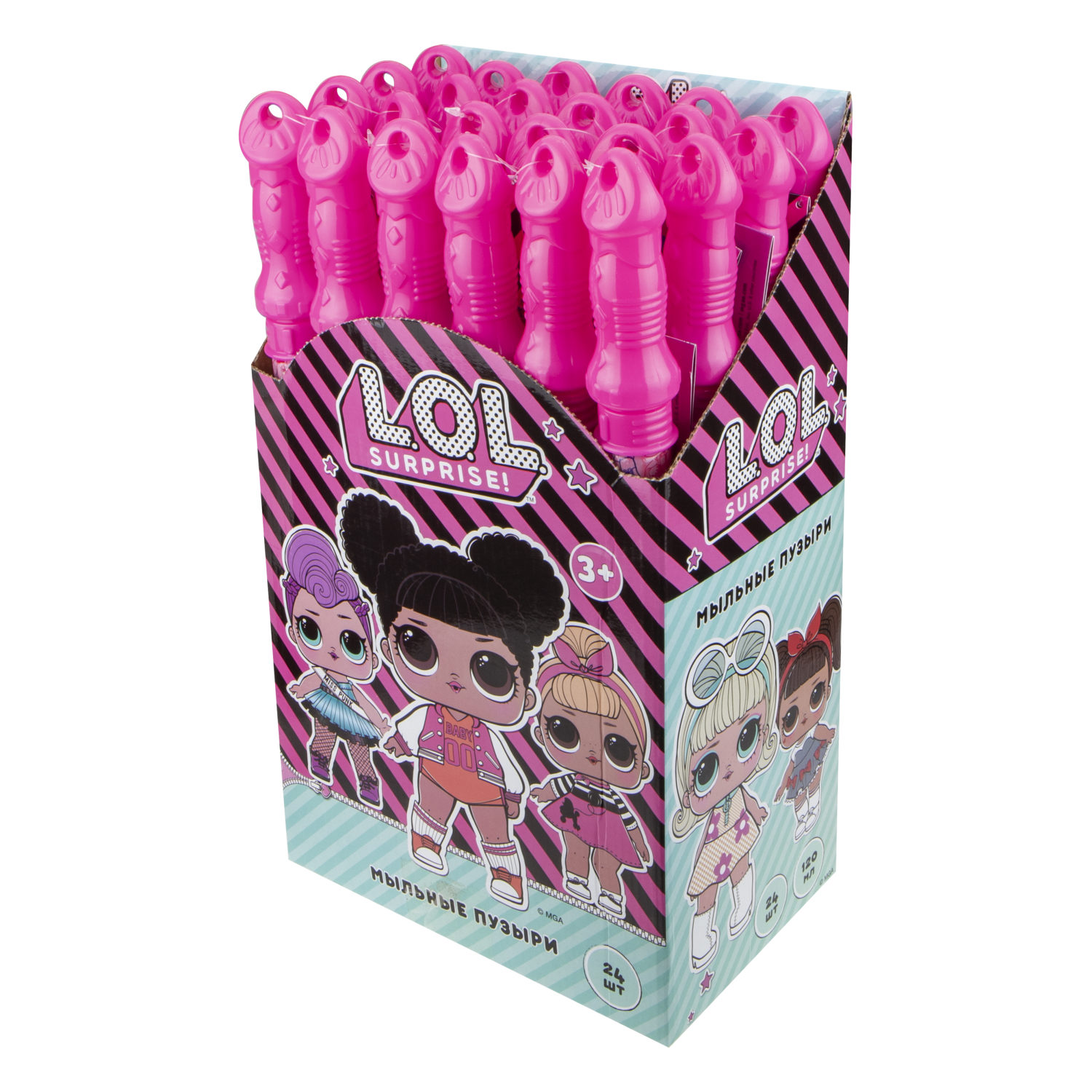 Мыльные пузыри 1TOY LOL детские, маленькие, для мальчиков, девочек и малышей, 120 мл