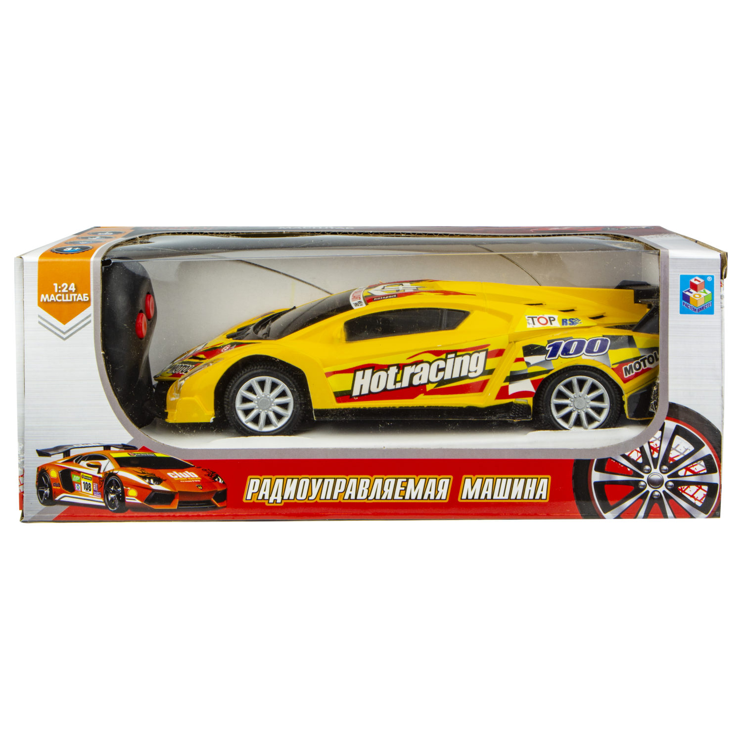 Машинка 1TOY "Спортавто" машина на р/у, серебристая