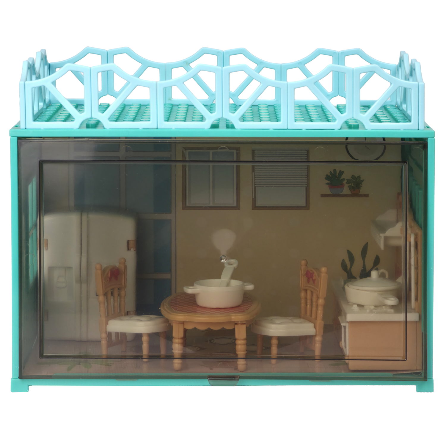 Игровой набор 1TOY Мой маленький мир Столовая, 12х19х15