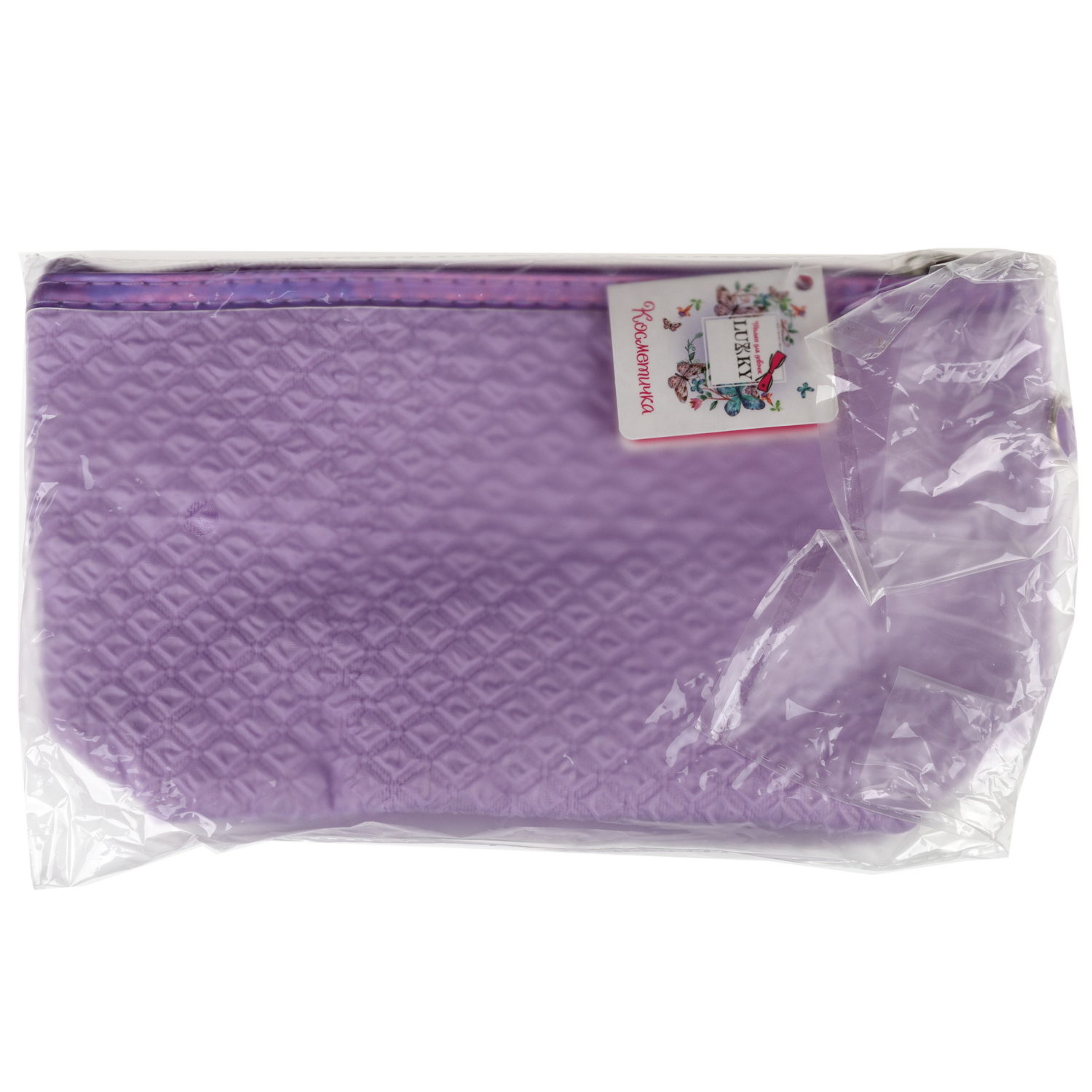 Косметичка с вышивкой и подвижными блёстками Lukky Love Butterfly, 22*14*6 см