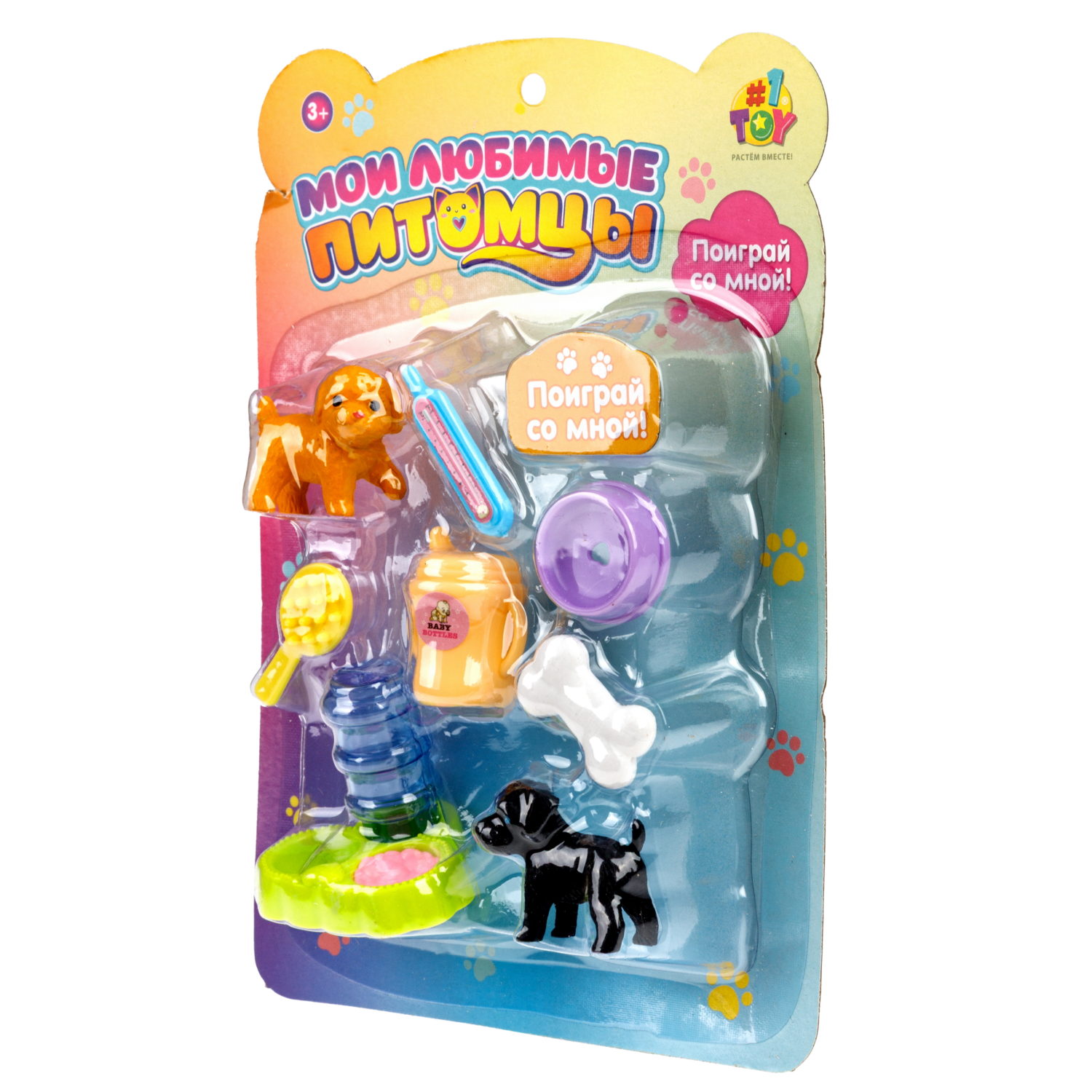 Игровой набор 1TOY  Мои любимые питомцы, в ассортименте