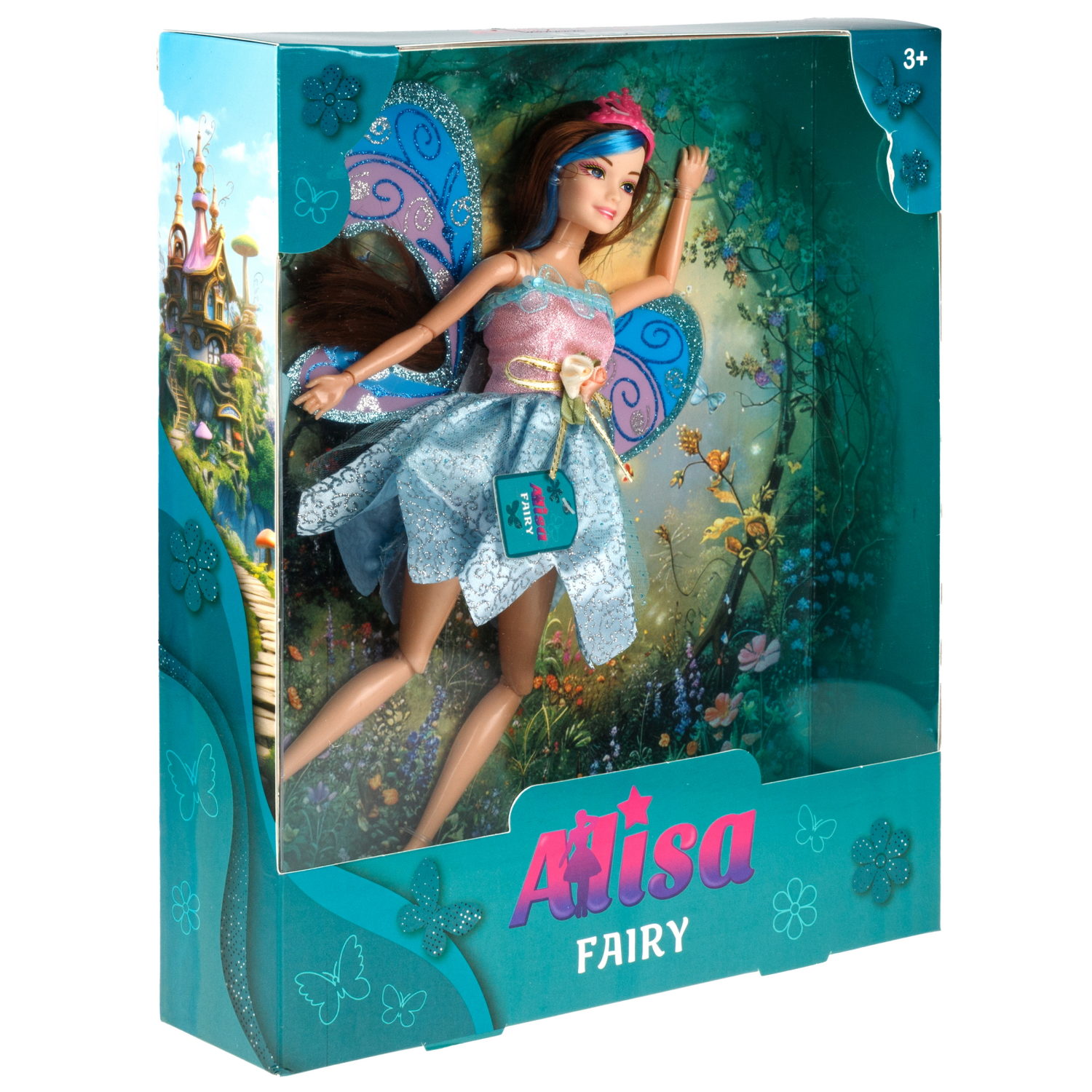 Кукла фея Alisa Fairy с крыльями, аксессурами, 29 см