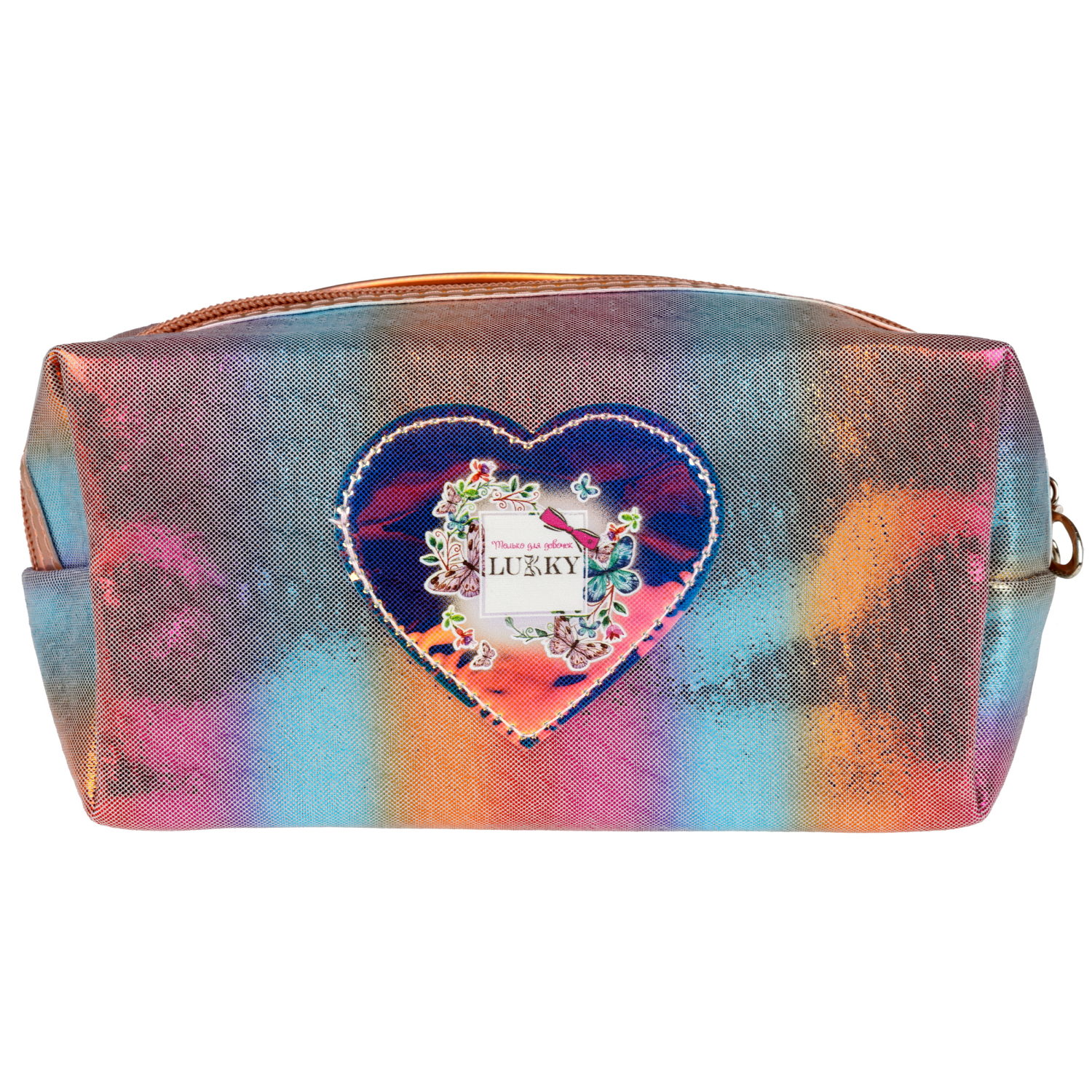 Косметичка блестящая Space Gradient, 18*10*8 см