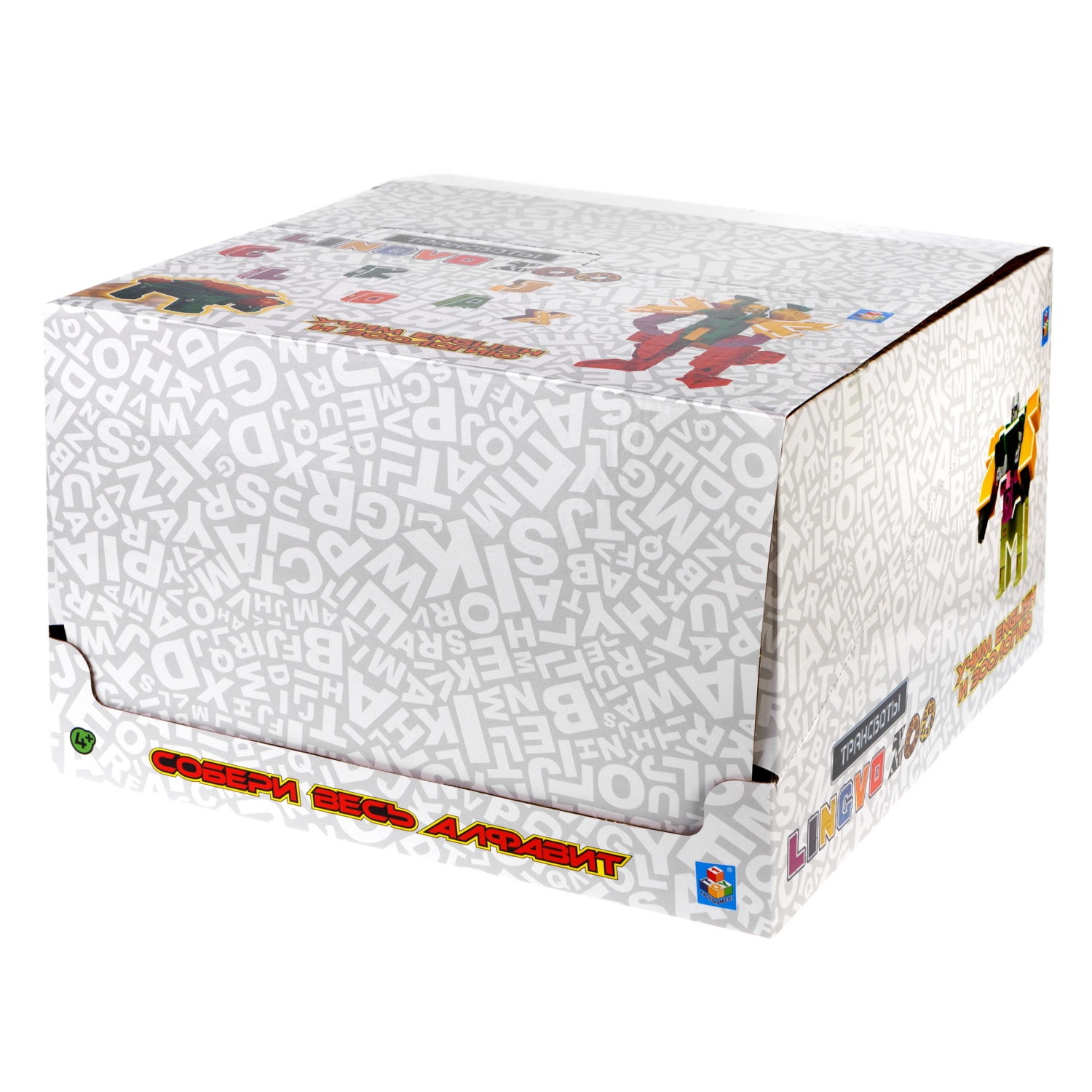 Трансформеры 1TOY, трансботы Lingvo Zoo, роботы, английские буквы от A до Z