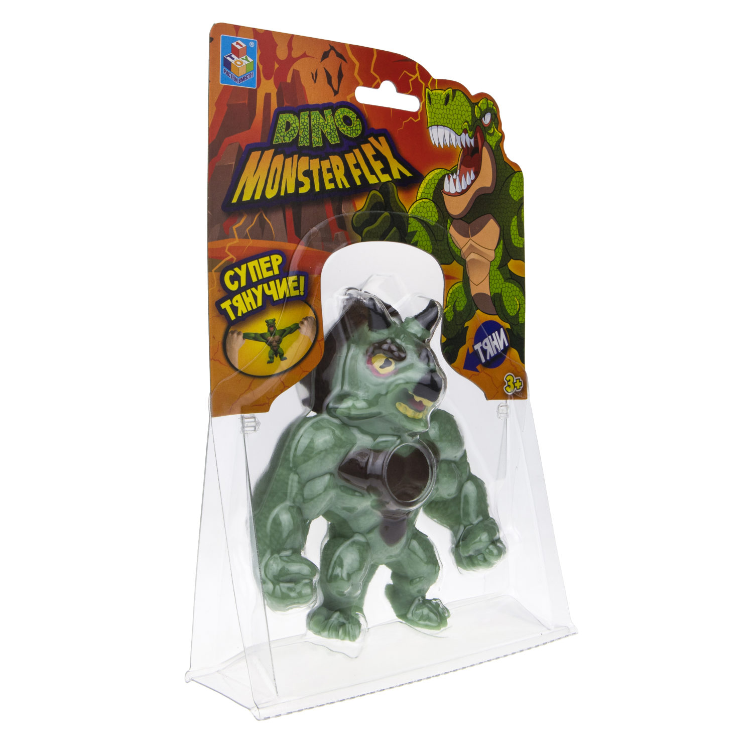 1TOY MONSTER FLEX DINO, тянущиеся фигурки 14см, 14 видов в ассортименте